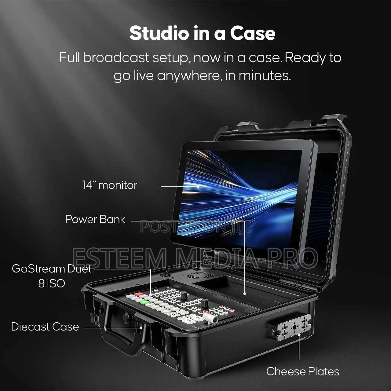 Osee Gostream Duet 8 Kit With 8 Iso Live Stream Switcher
