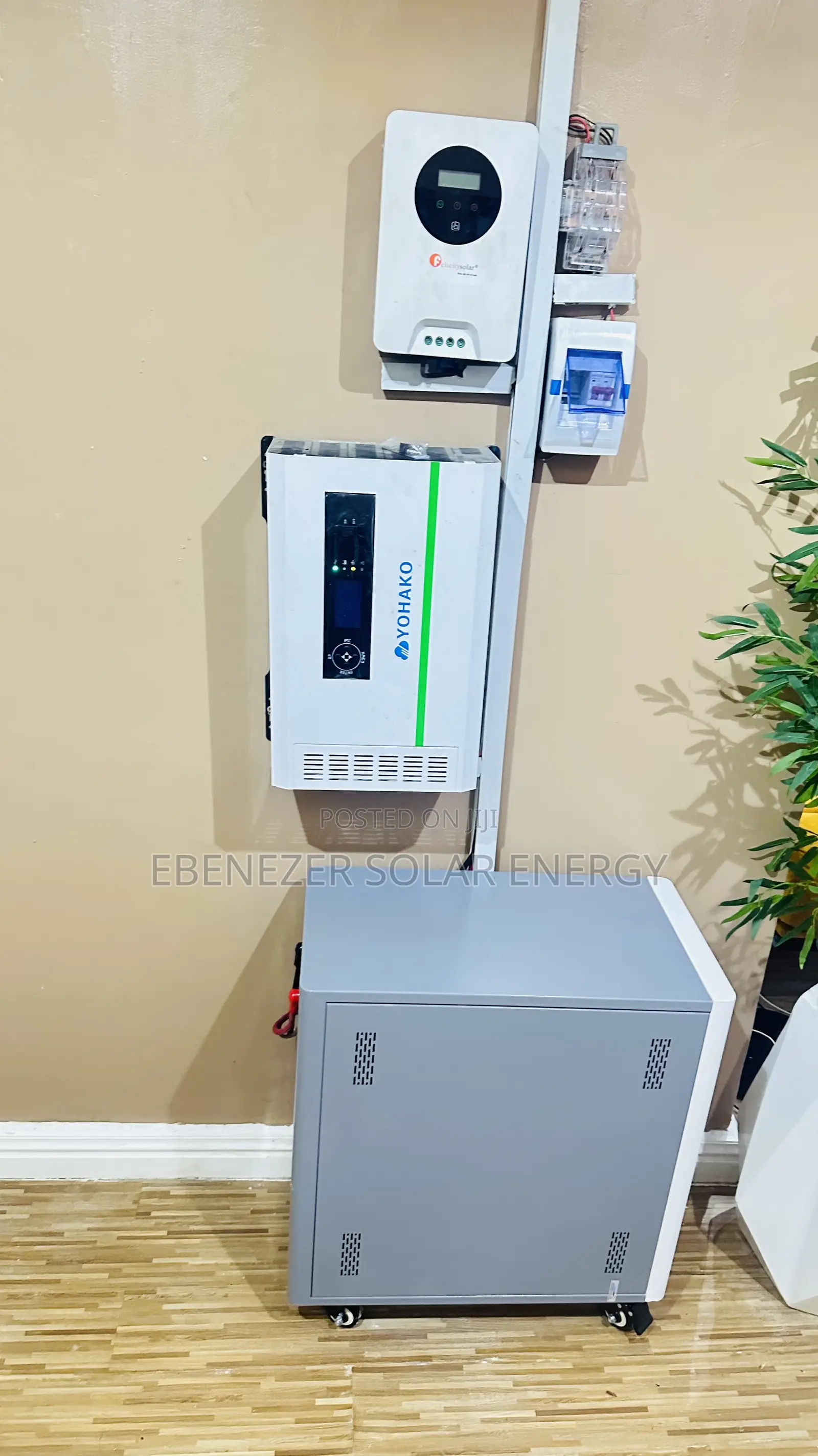 15kwh Cworth Battery Full Setup/ 7.5kva Inverter/ 12pics 500w Panels