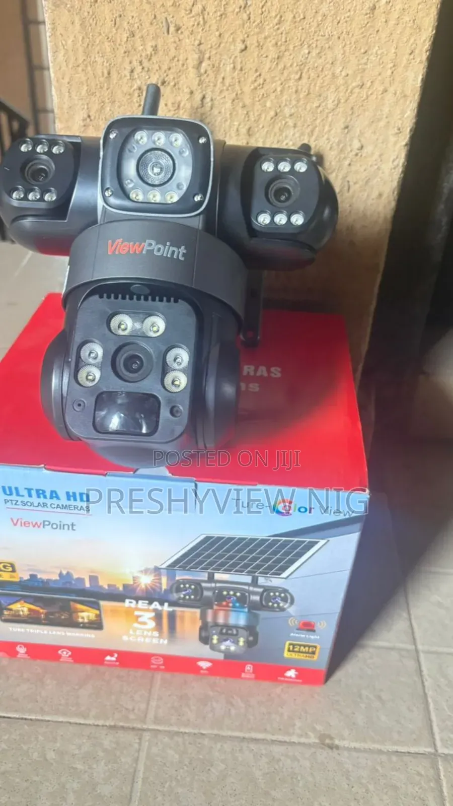 V380 Triple Lens CCTV Security Camera