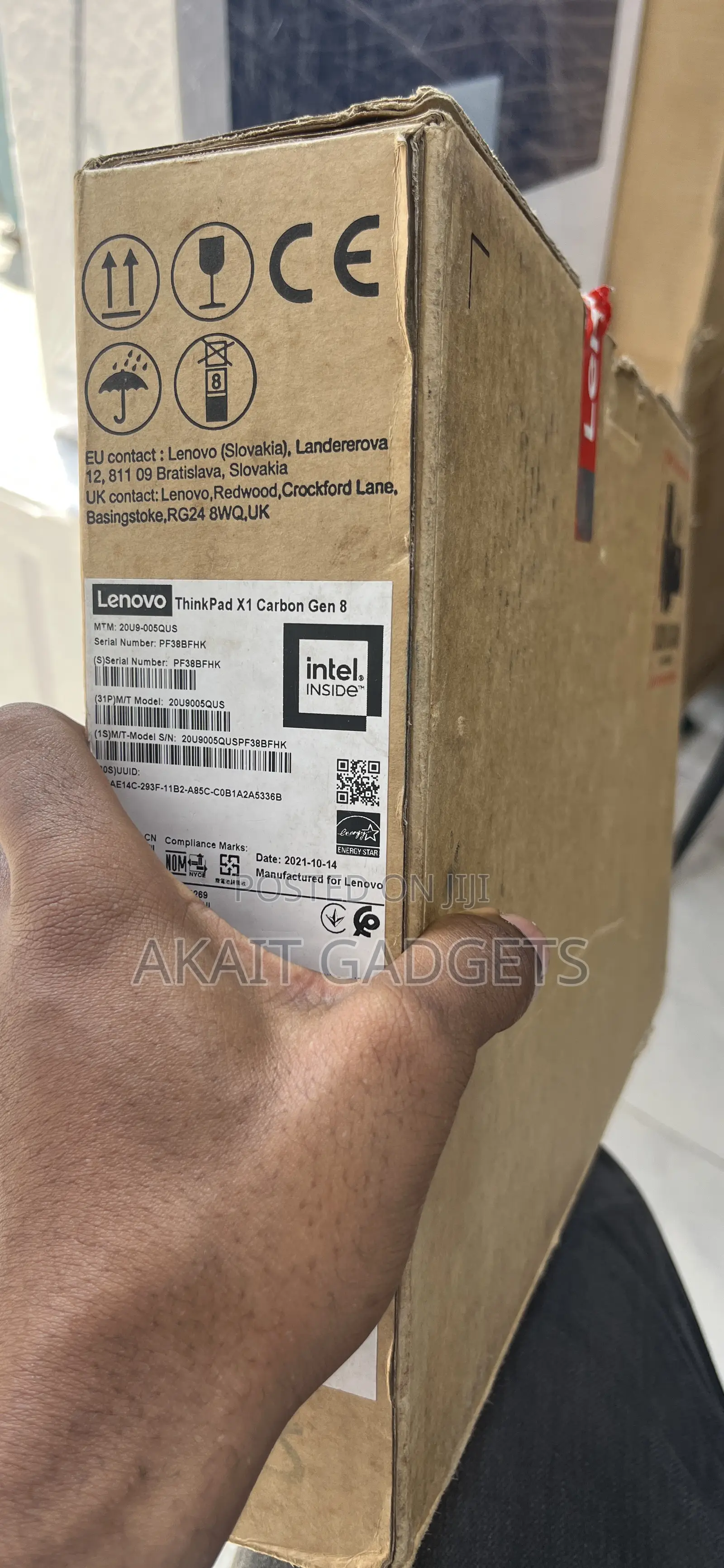 New Laptop Lenovo ThinkPad X1 Carbon 16GB Intel Core I7 SSD 1T