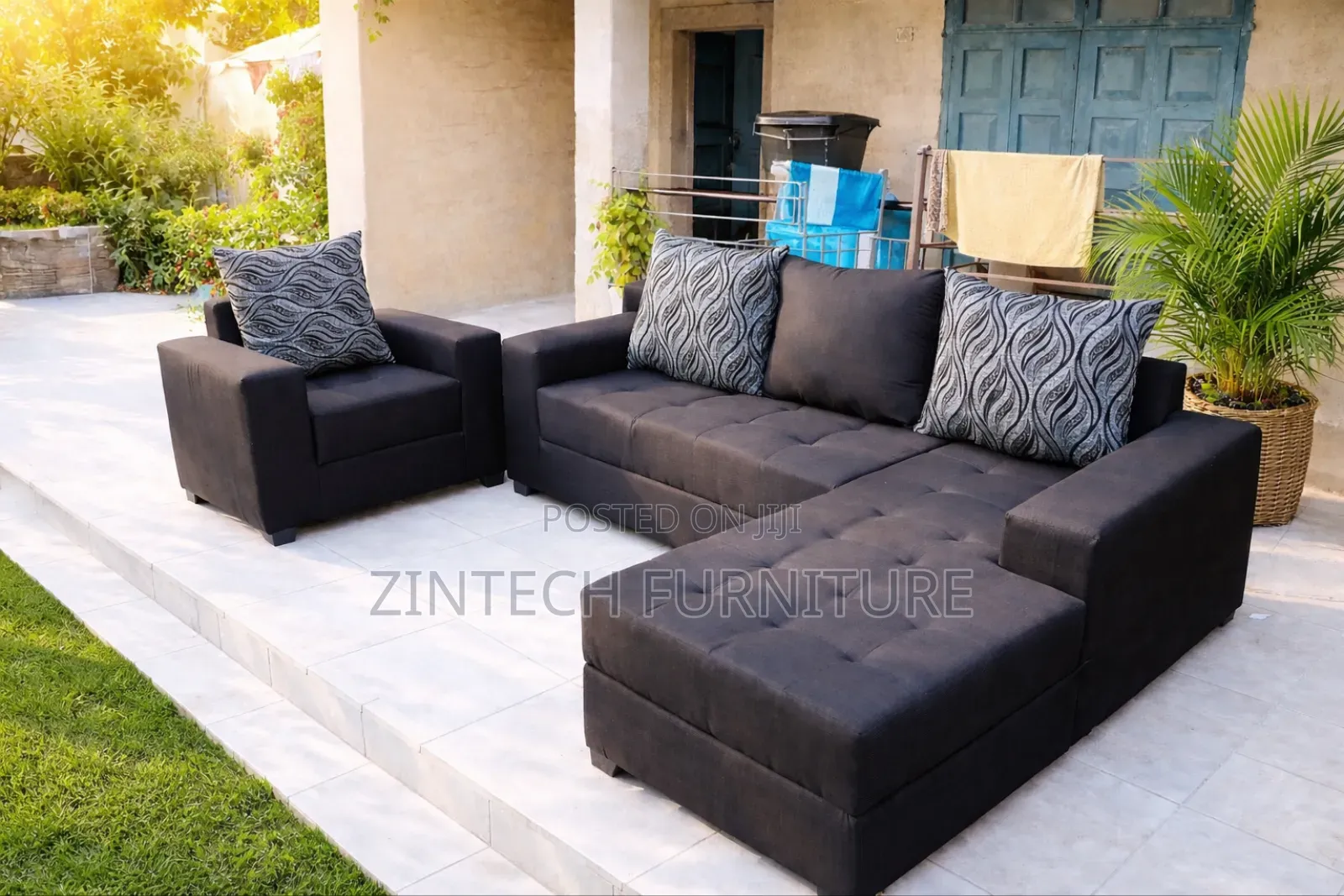 Affordable and Well Furnished L Shape Classic Sofas
