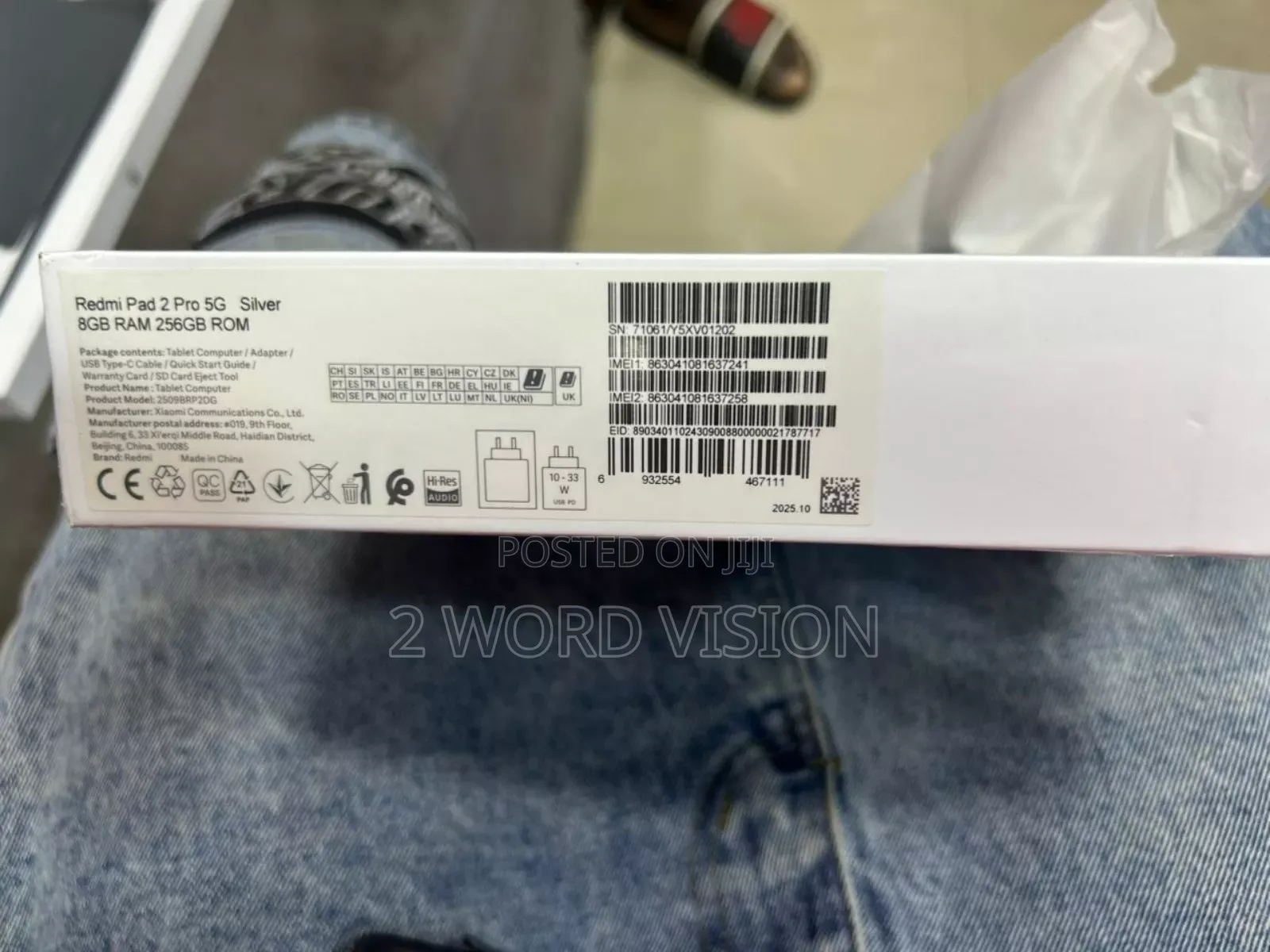 New Xiaomi Redmi Pad 2 Pro 256 GB Black