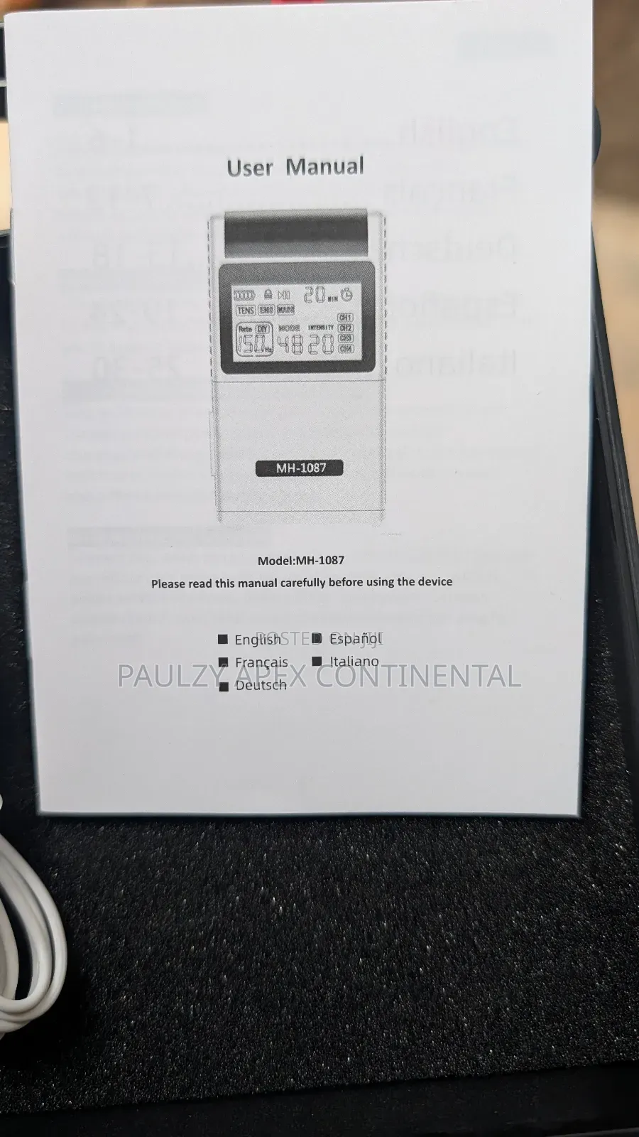 Tens/Ems Machine