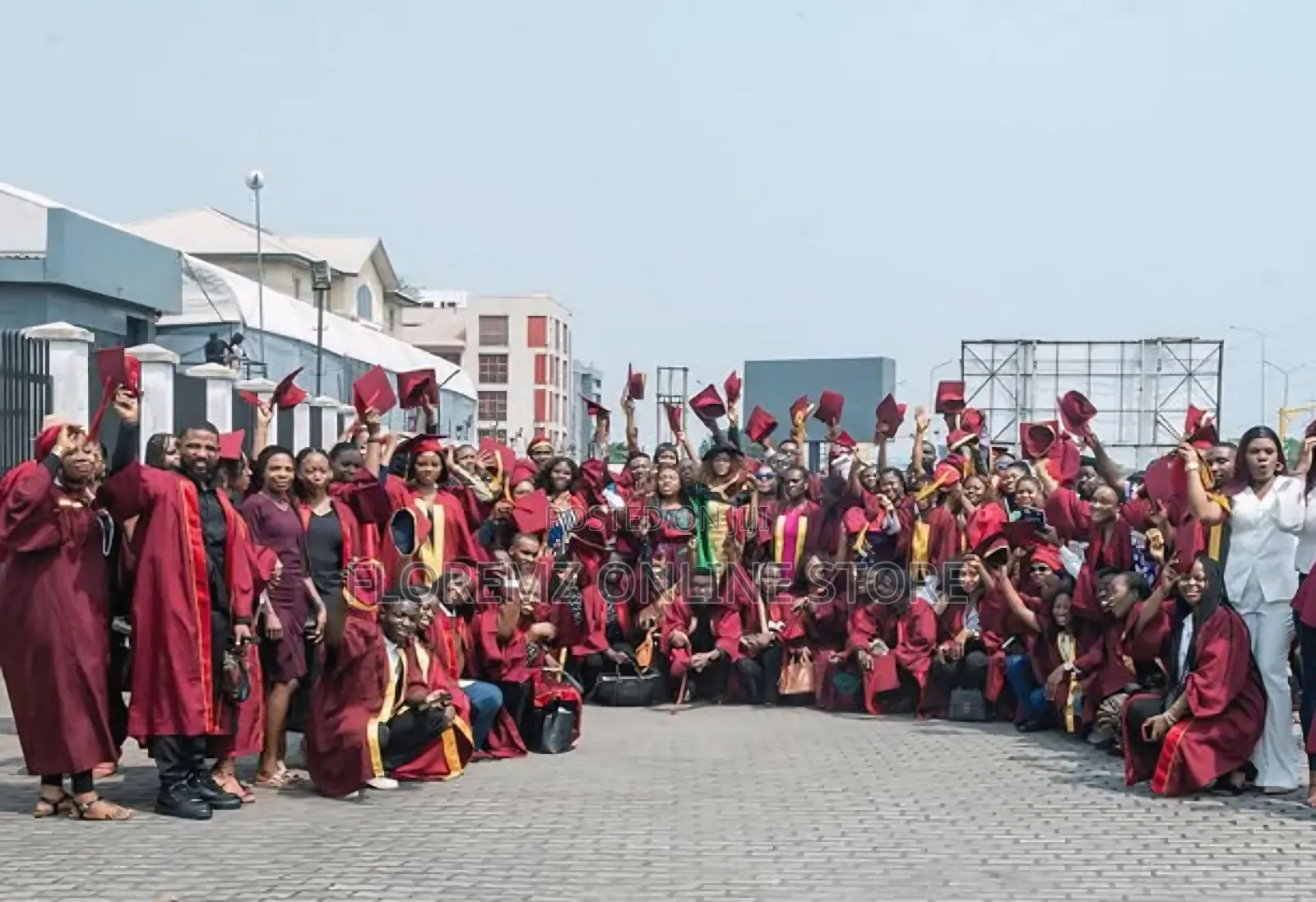 Rent a Wine and Red Graduation / Convocation Gown for Your Ceremony