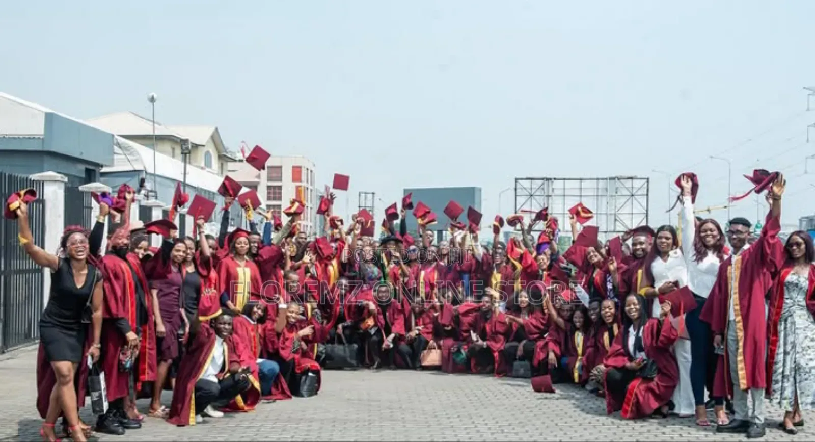 Rent a Wine and Red Graduation / Convocation Gown for Your Ceremony