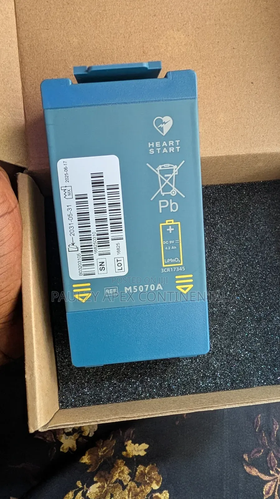 Philip Aed Defibrillator Battery