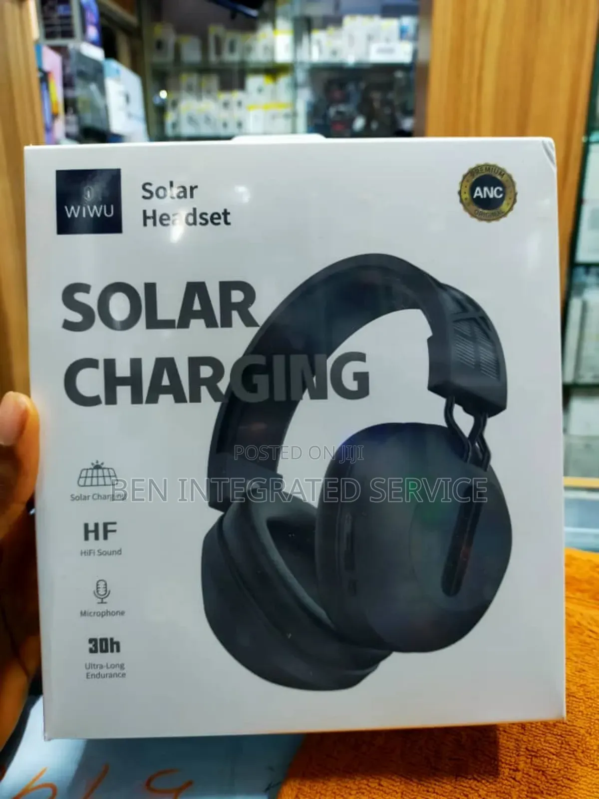 Wiwu Td-06 Solar Charging Anc Wireless Headphones