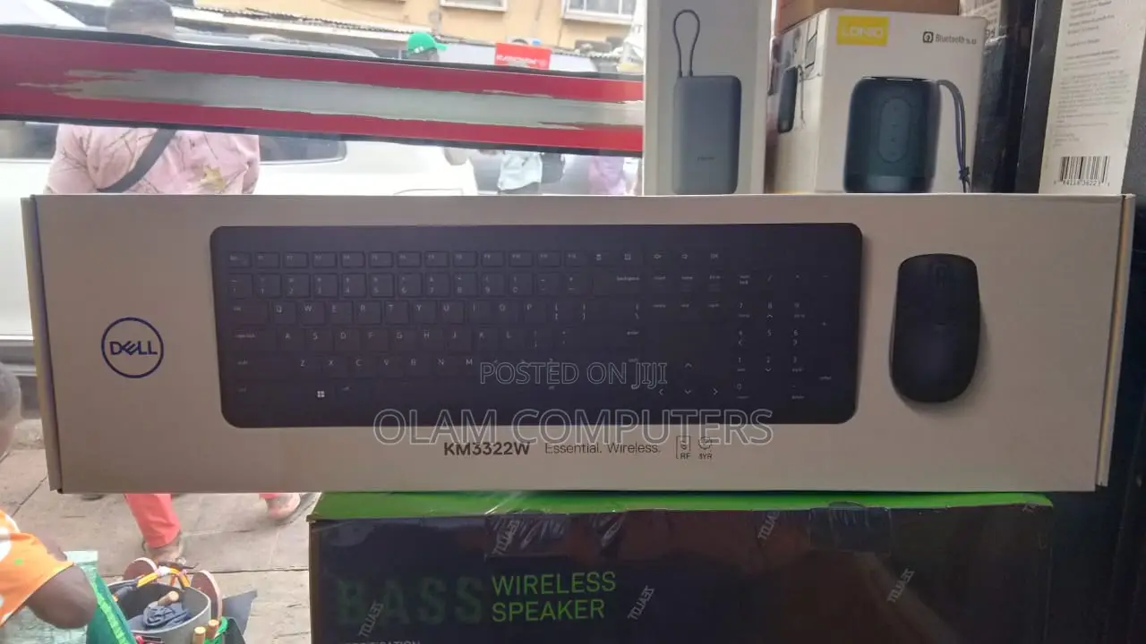 Dell Keyboard And Mouse - Km3322w - Us English