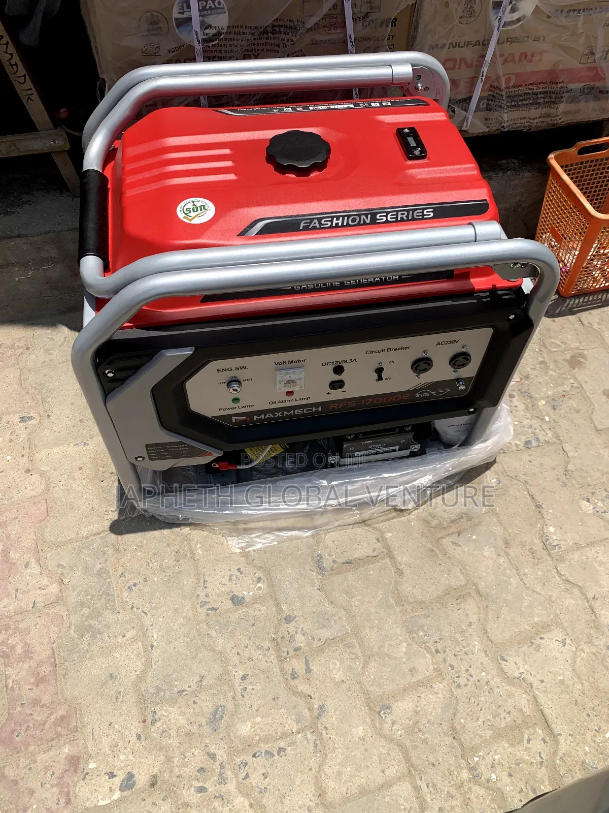 Maxmech RFS-17000e Petrol Generator With Avr Technology