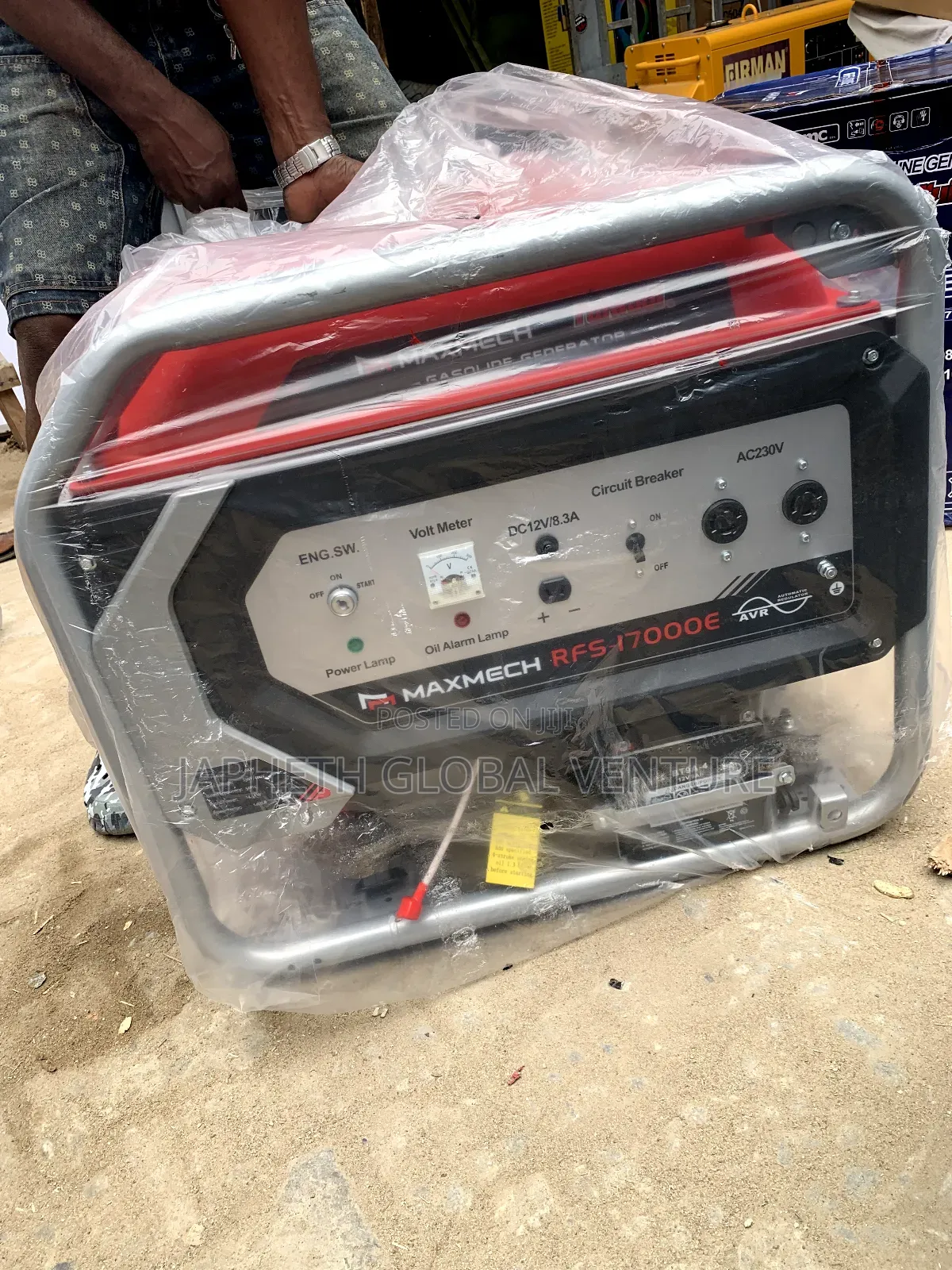 Maxmech RFS-17000e Heavy-Duty Gasoline Generator