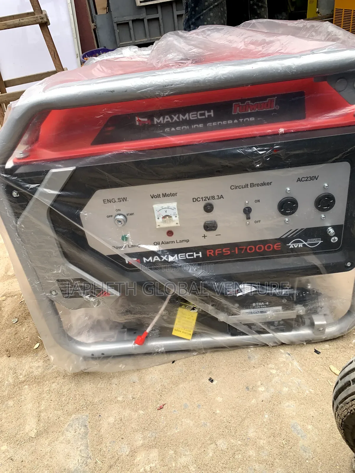 Maxmech RFS-17000e Heavy-Duty Gasoline Generator