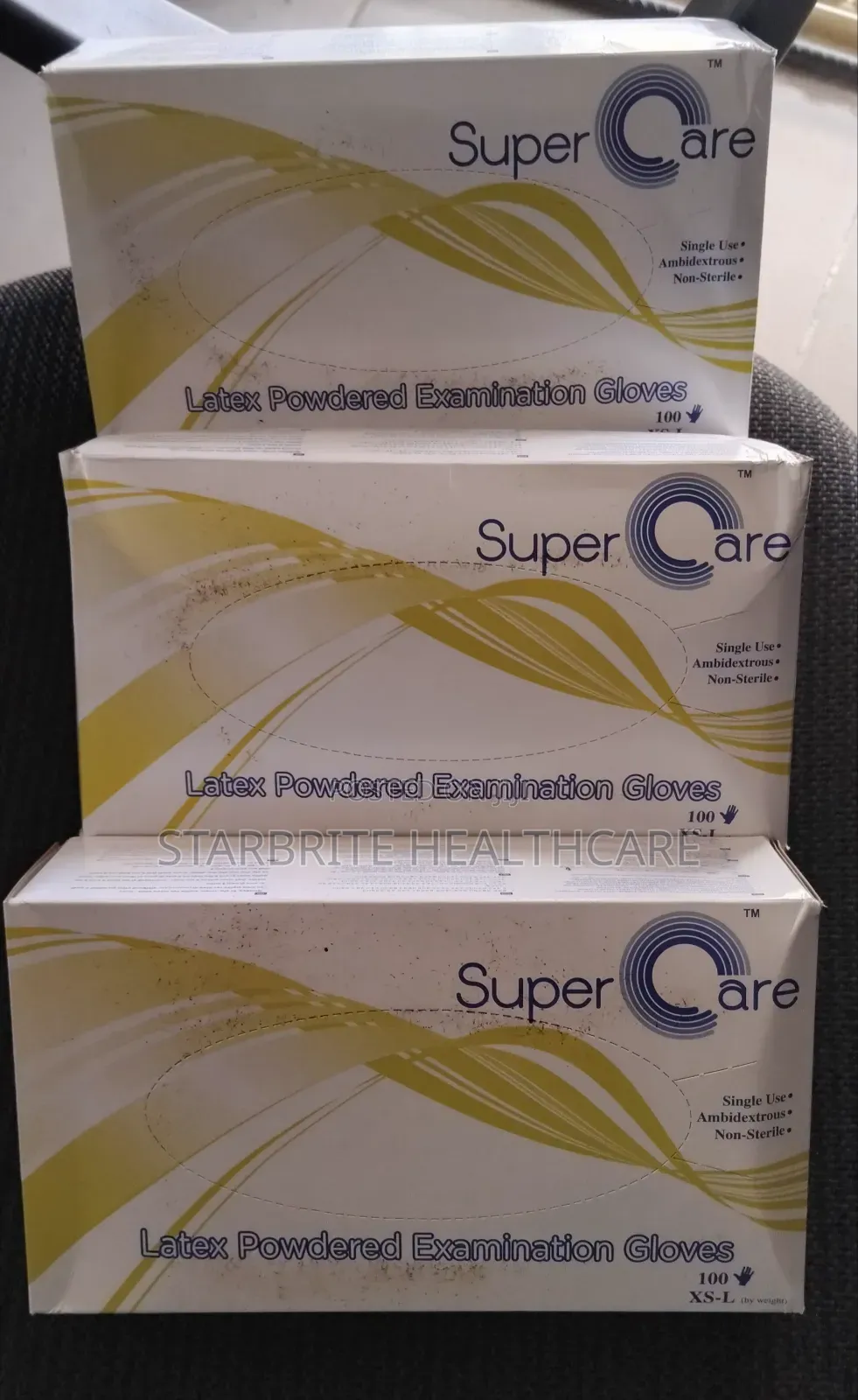 Latex Powdered Examination Gloves