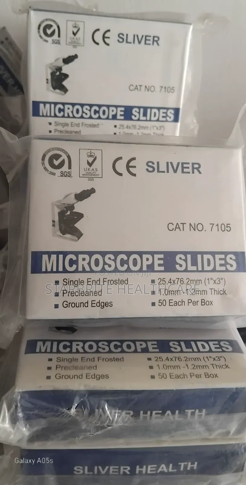 Microscope Slides - Frosted (50 Pieces Per Box)