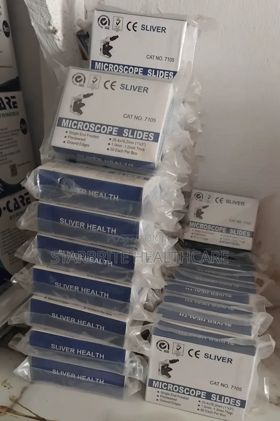 Microscope Slides - Frosted (50 Pieces Per Box)