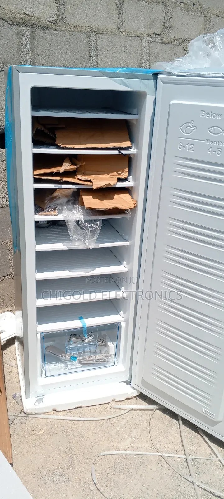 Original Sharp Upright Freezer 8 Step 2 Years Warranty