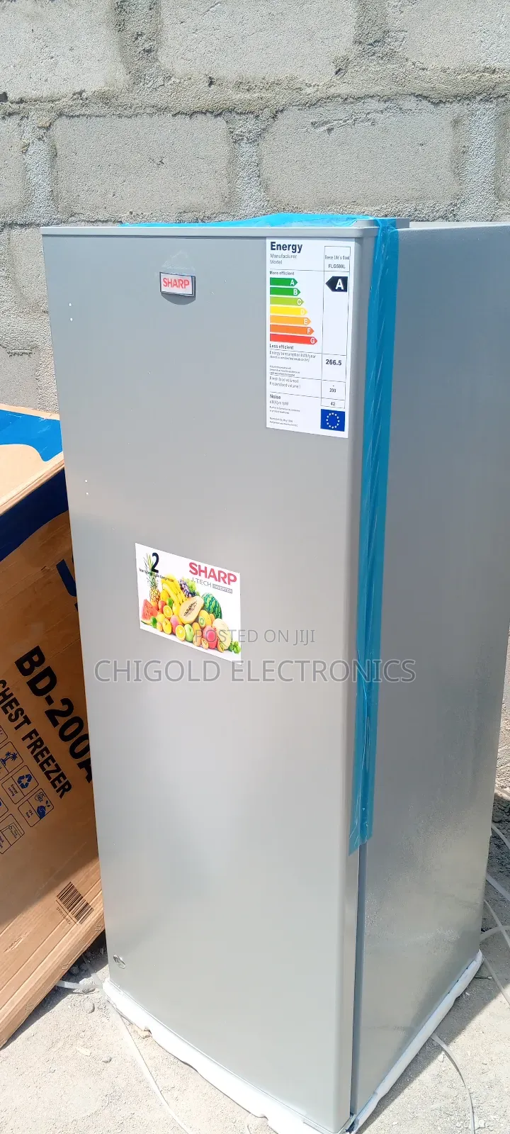 Original Sharp Upright Freezer 8 Step