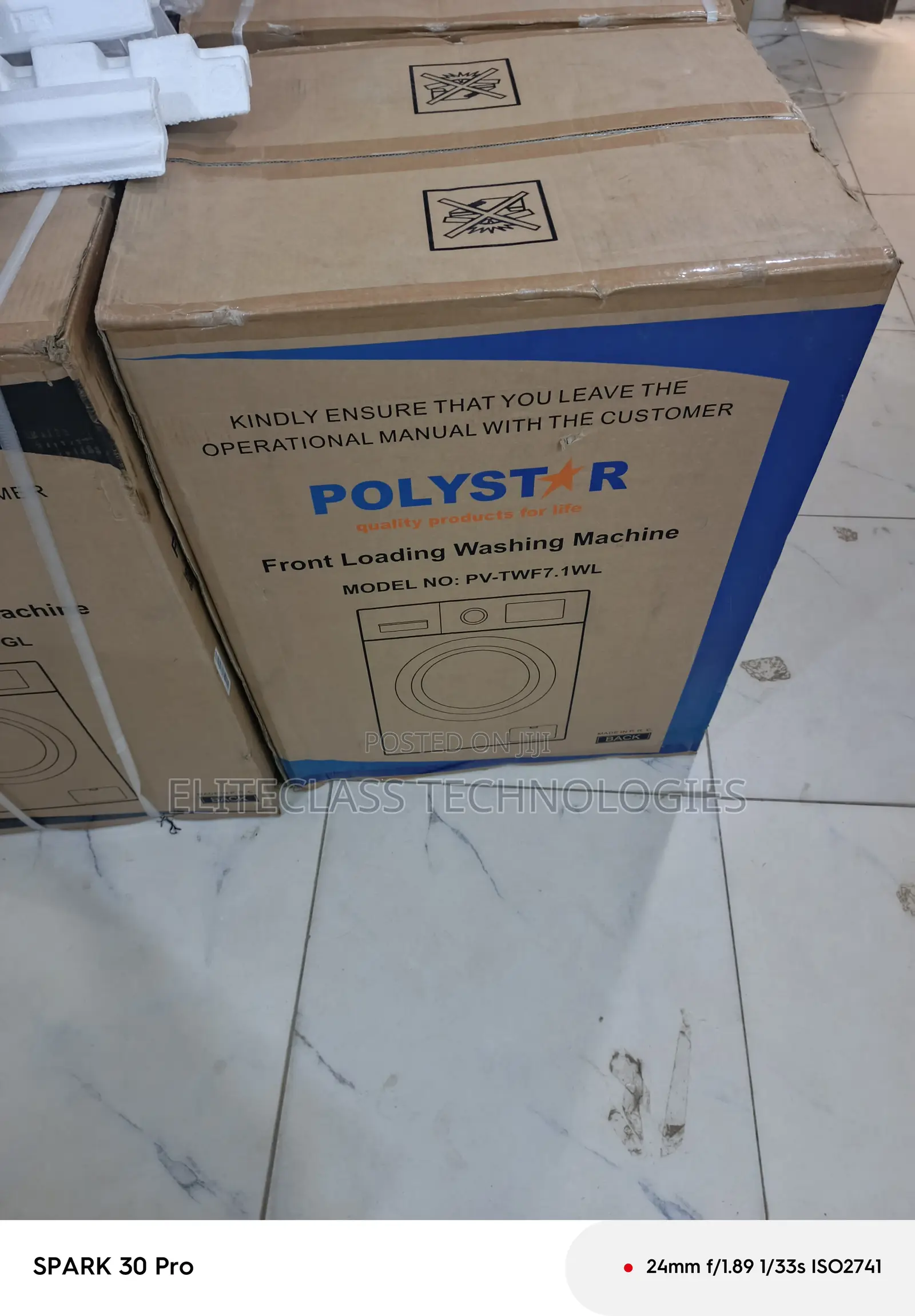 Polystar 6kg Front Load Laundry Washing Machine