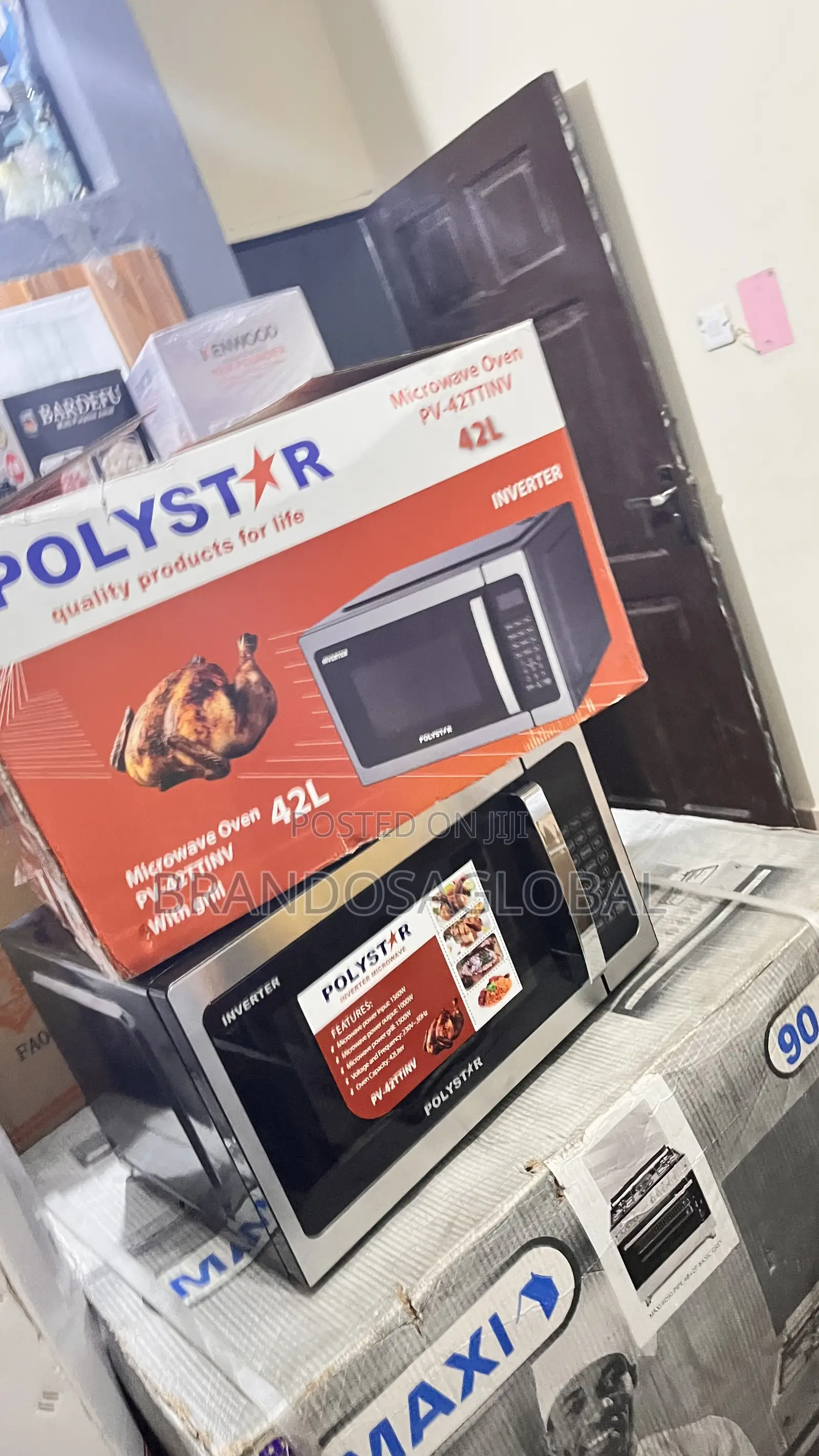 Kitchen-Ready Polystar 42l Microwave With Grill Pv-42ttinv
