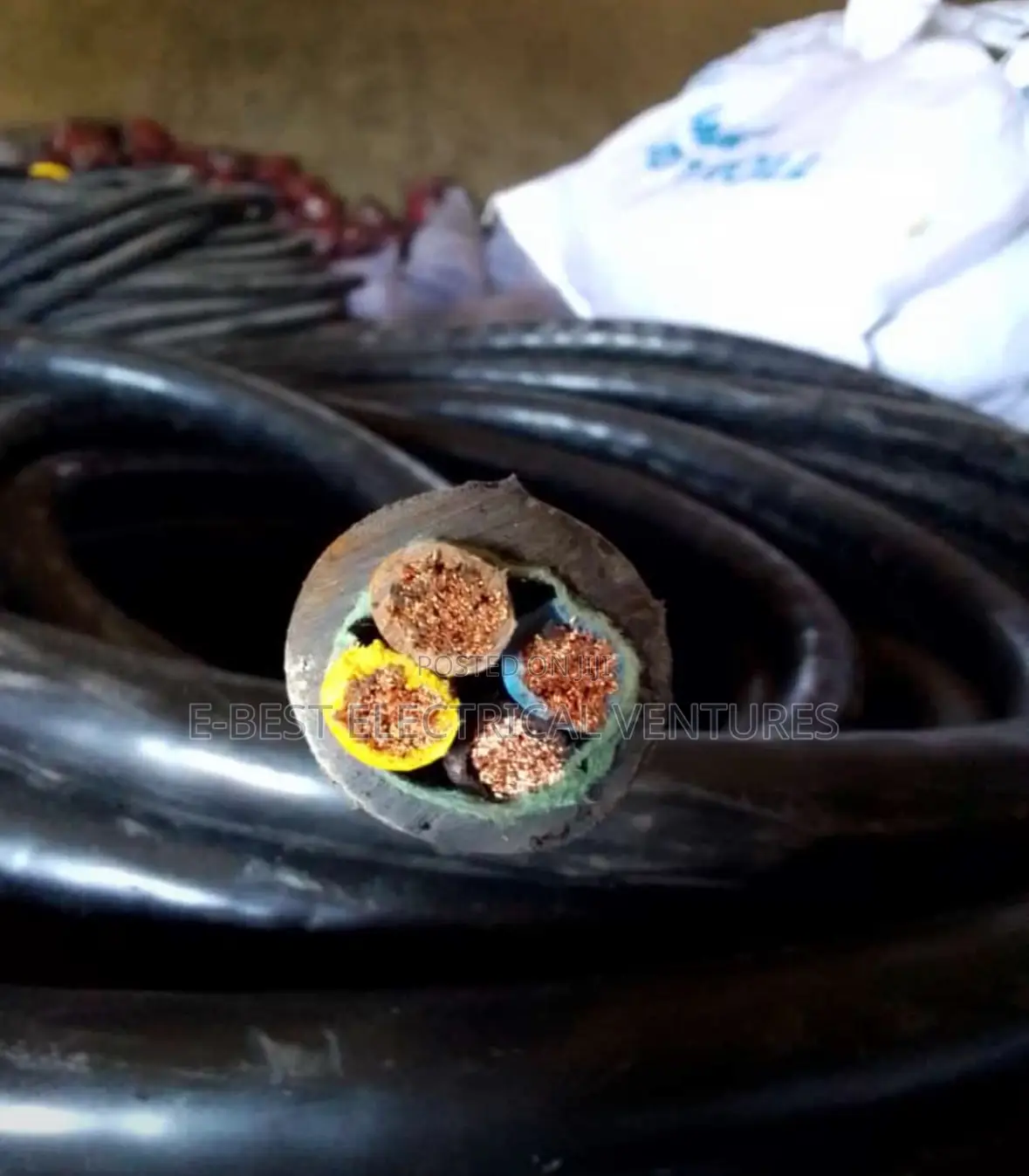 50mm X 4core Flexible Cable