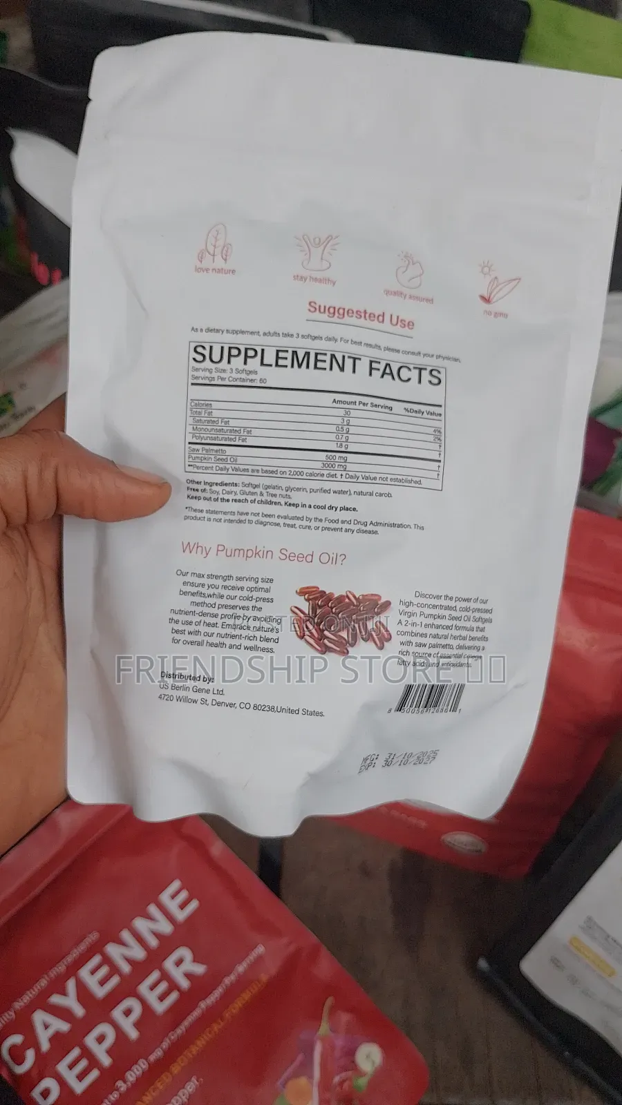 Pumpkin Seed Oil 300 Mg