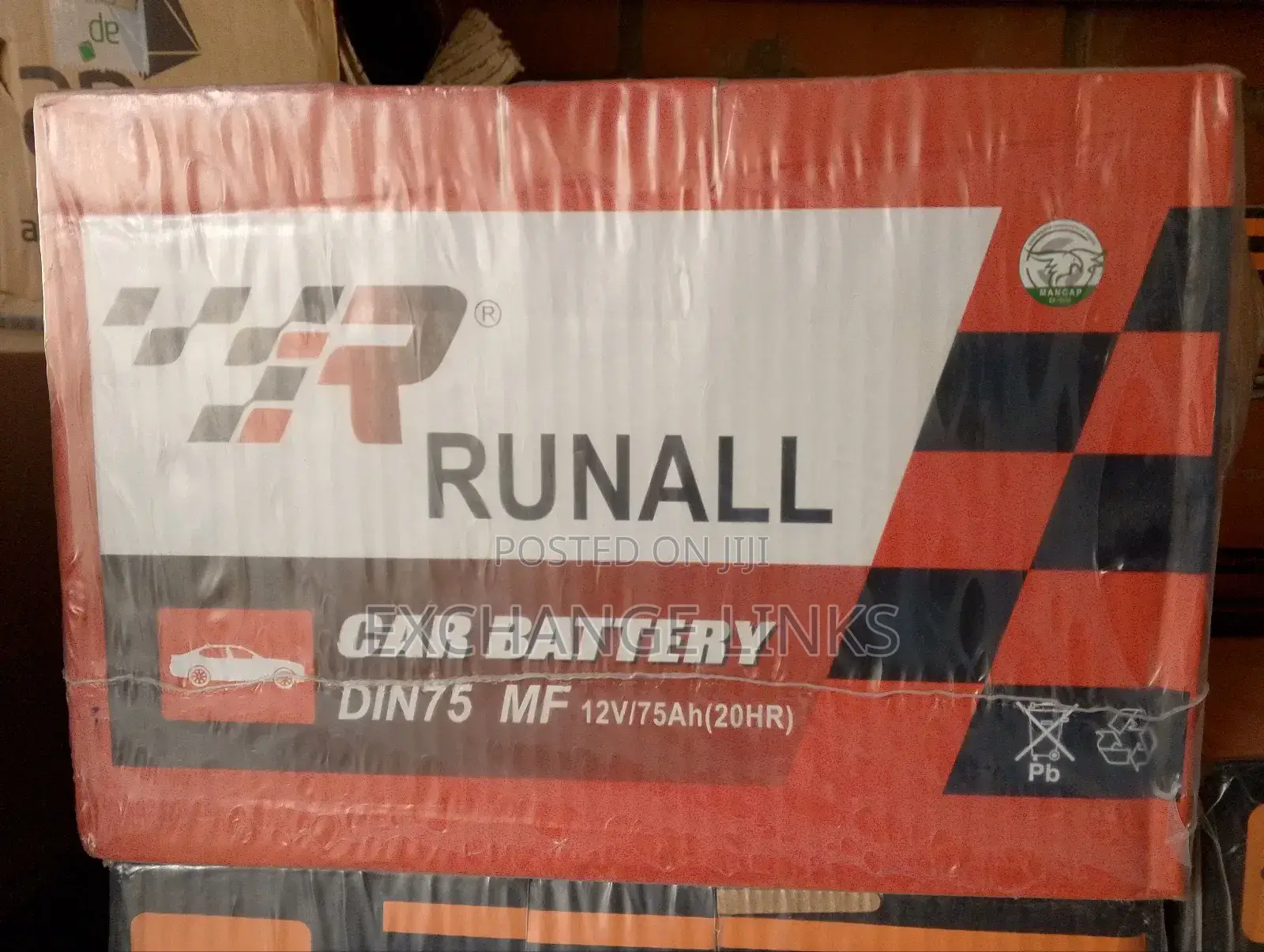 75ah Car Battery With One Year Warranty