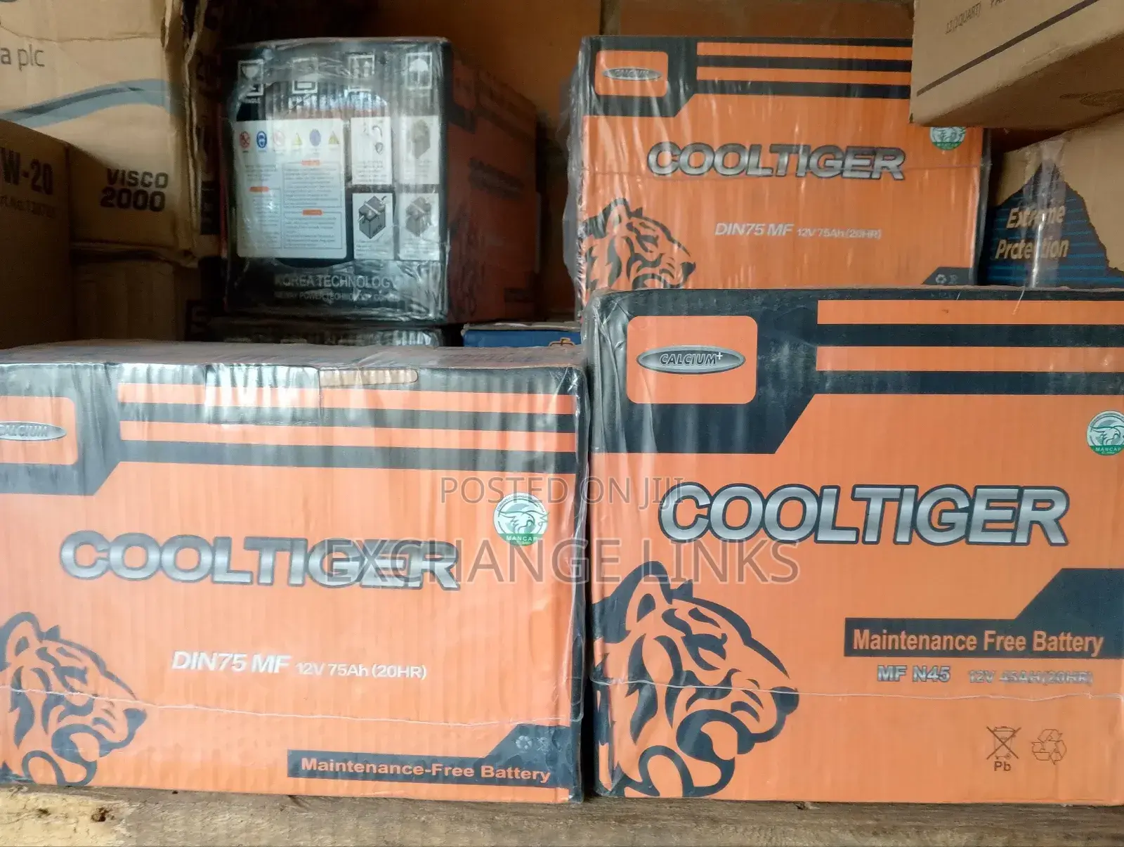 75ah Car Battery With One Year Warranty