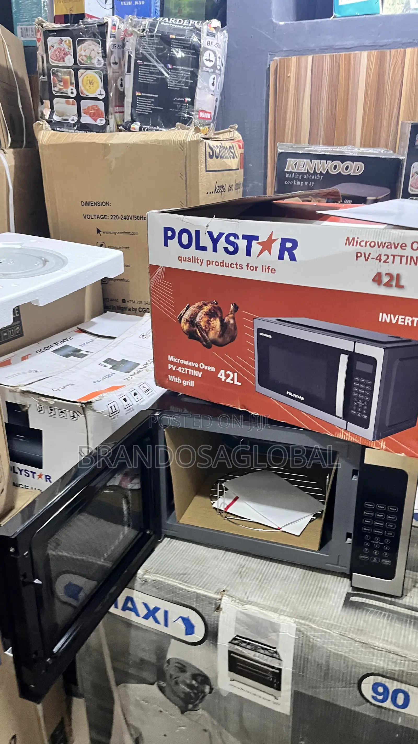 Large-Cooking Polystar 42l Microwave Oven Pv-42ttinv