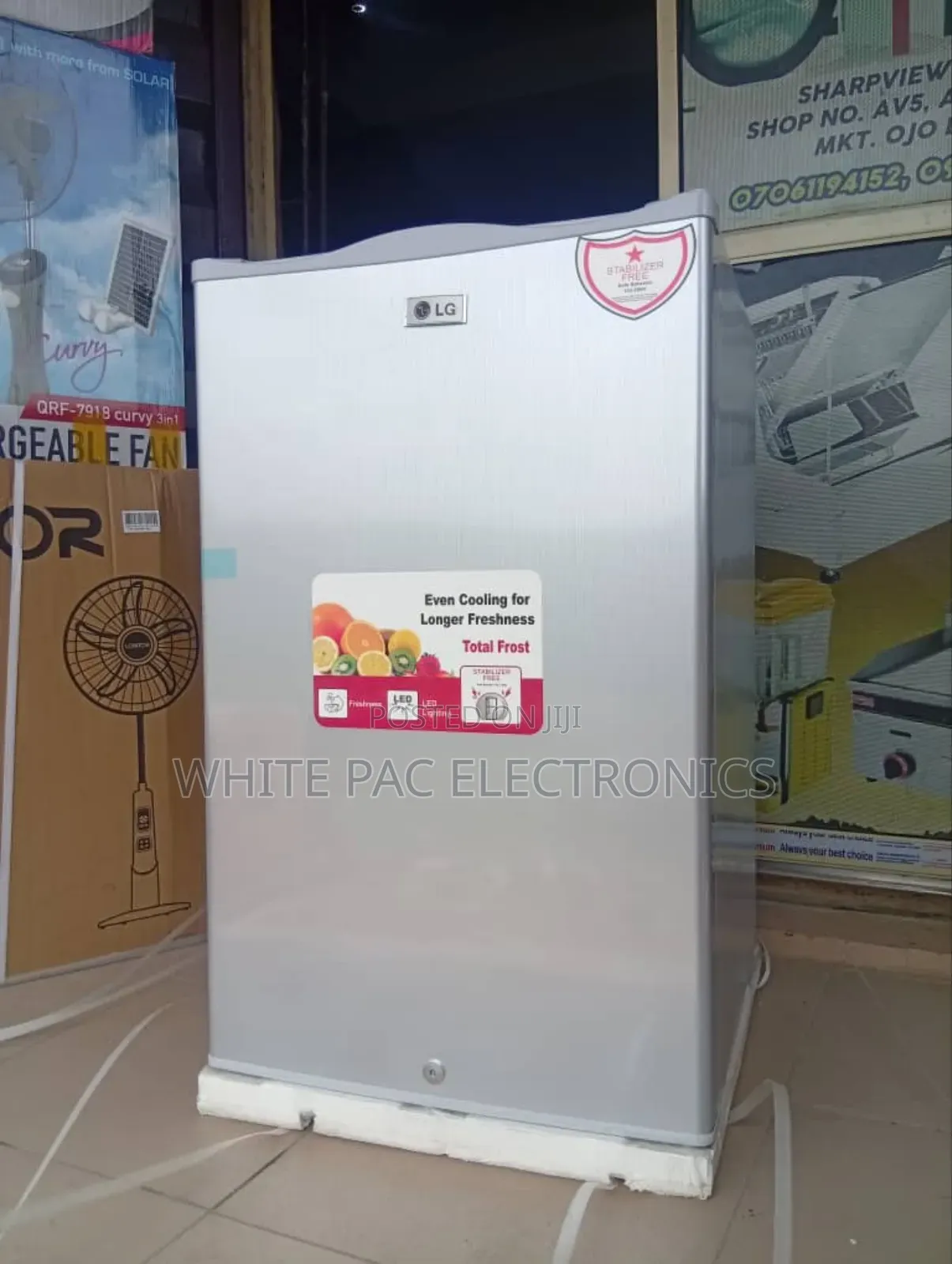 New Lg Upright Freezer 3 Steps ( Fast In Maker Ice Block  ) > 2 Yrs