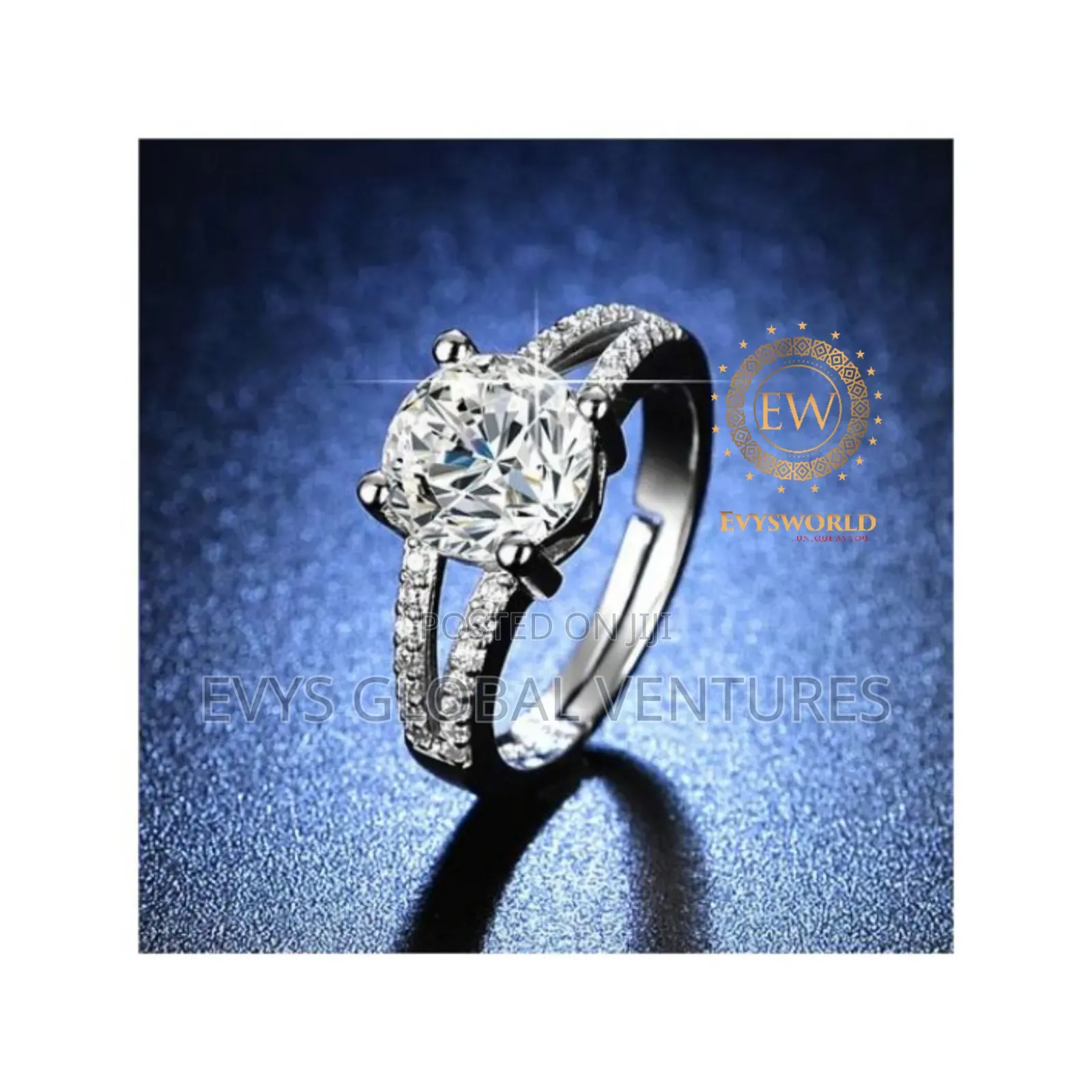 Stainless Steel Engagement Ring