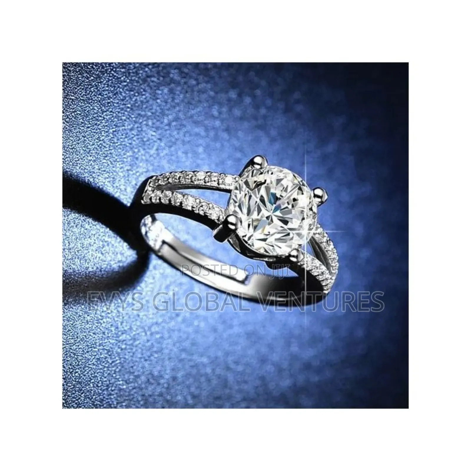 Stainless Steel Engagement Ring