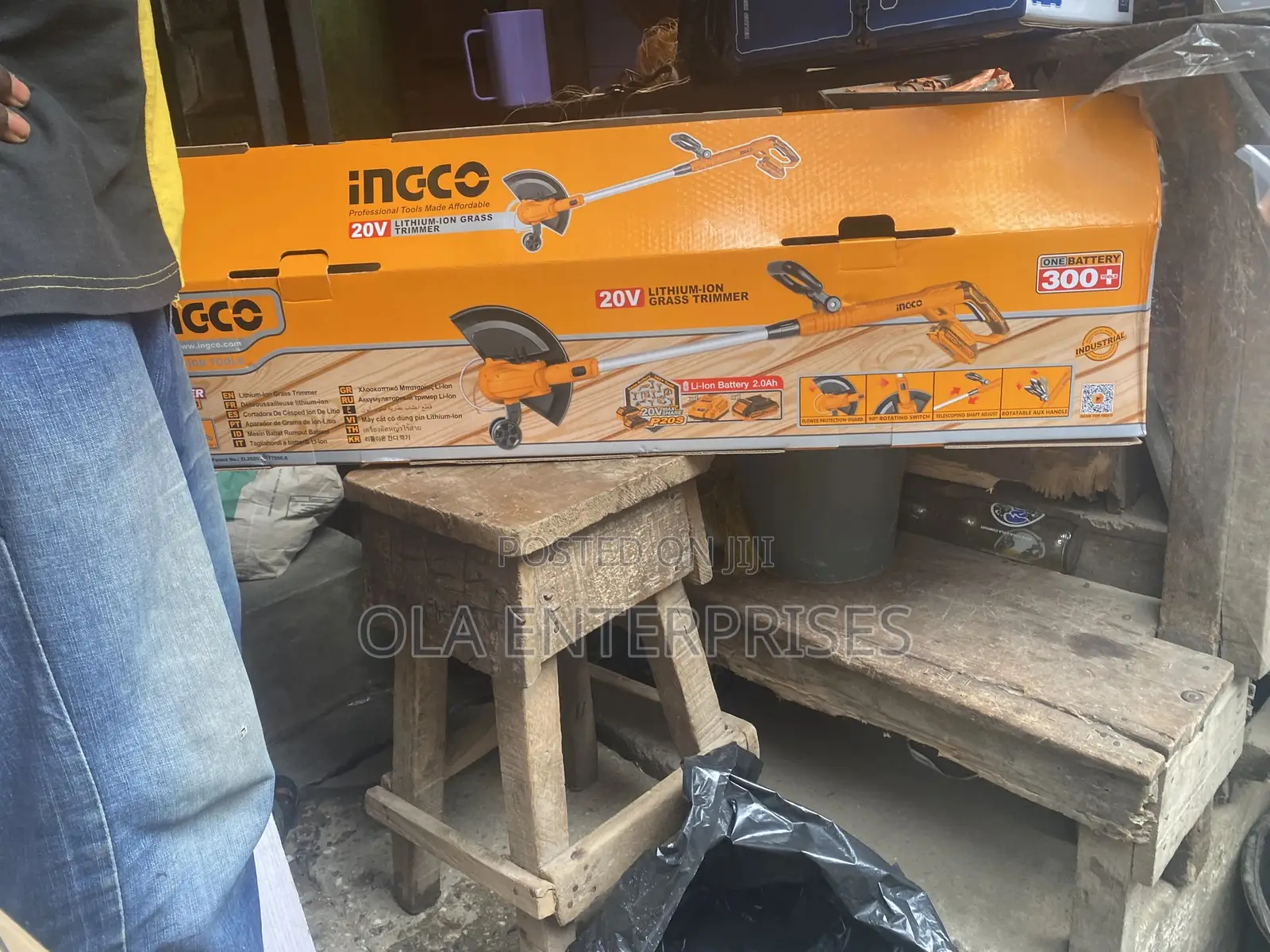 Ingco 20v Lithium Grass Trimmer