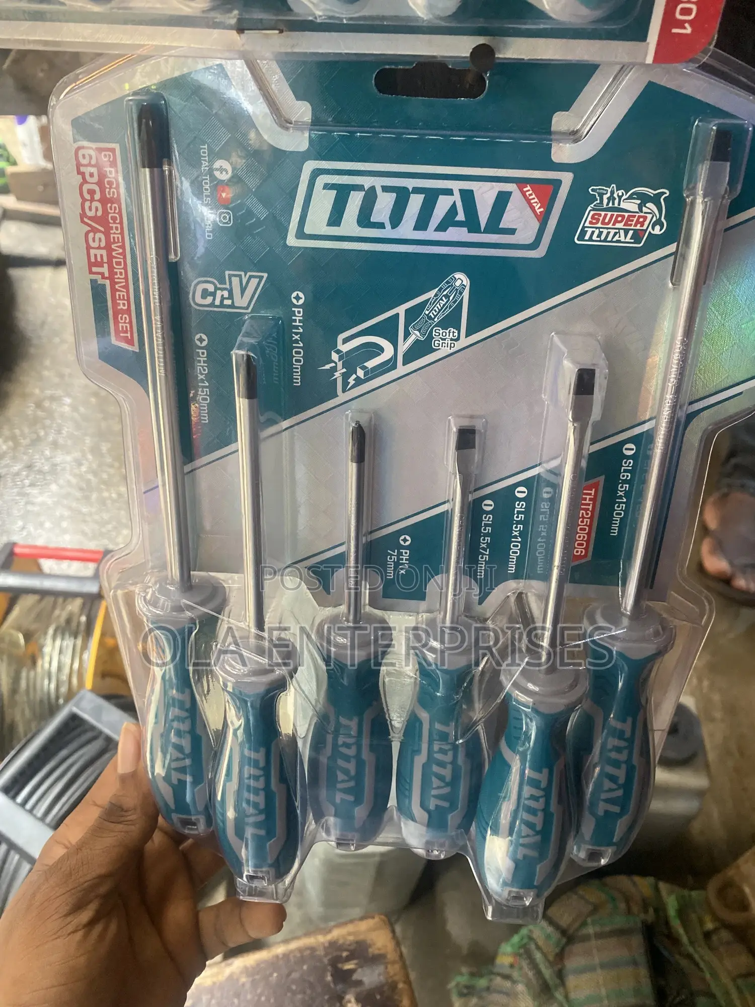 Total 6pcs Screwdrivers Set