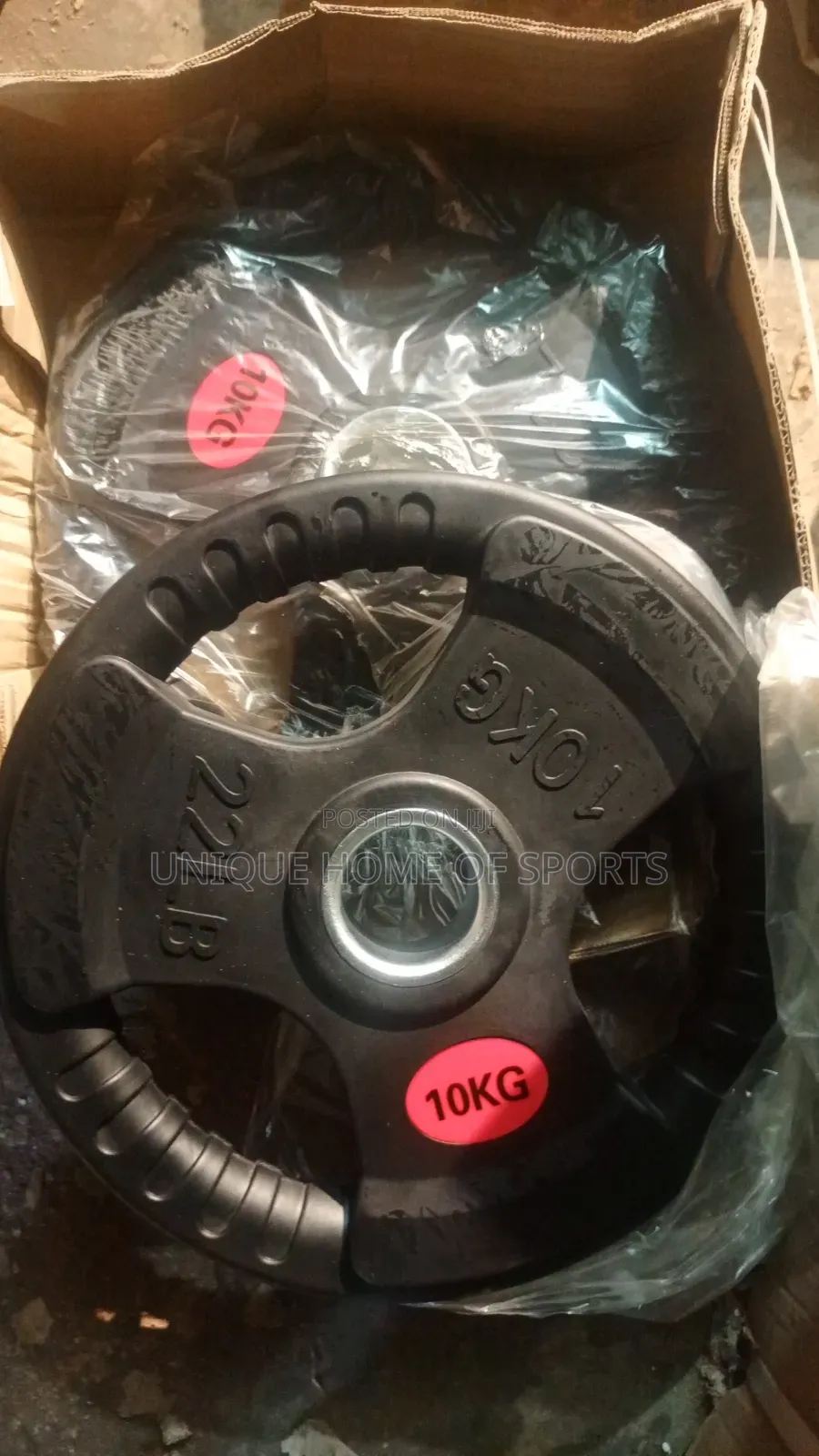 A Pair Of 10kg Olympic Plate