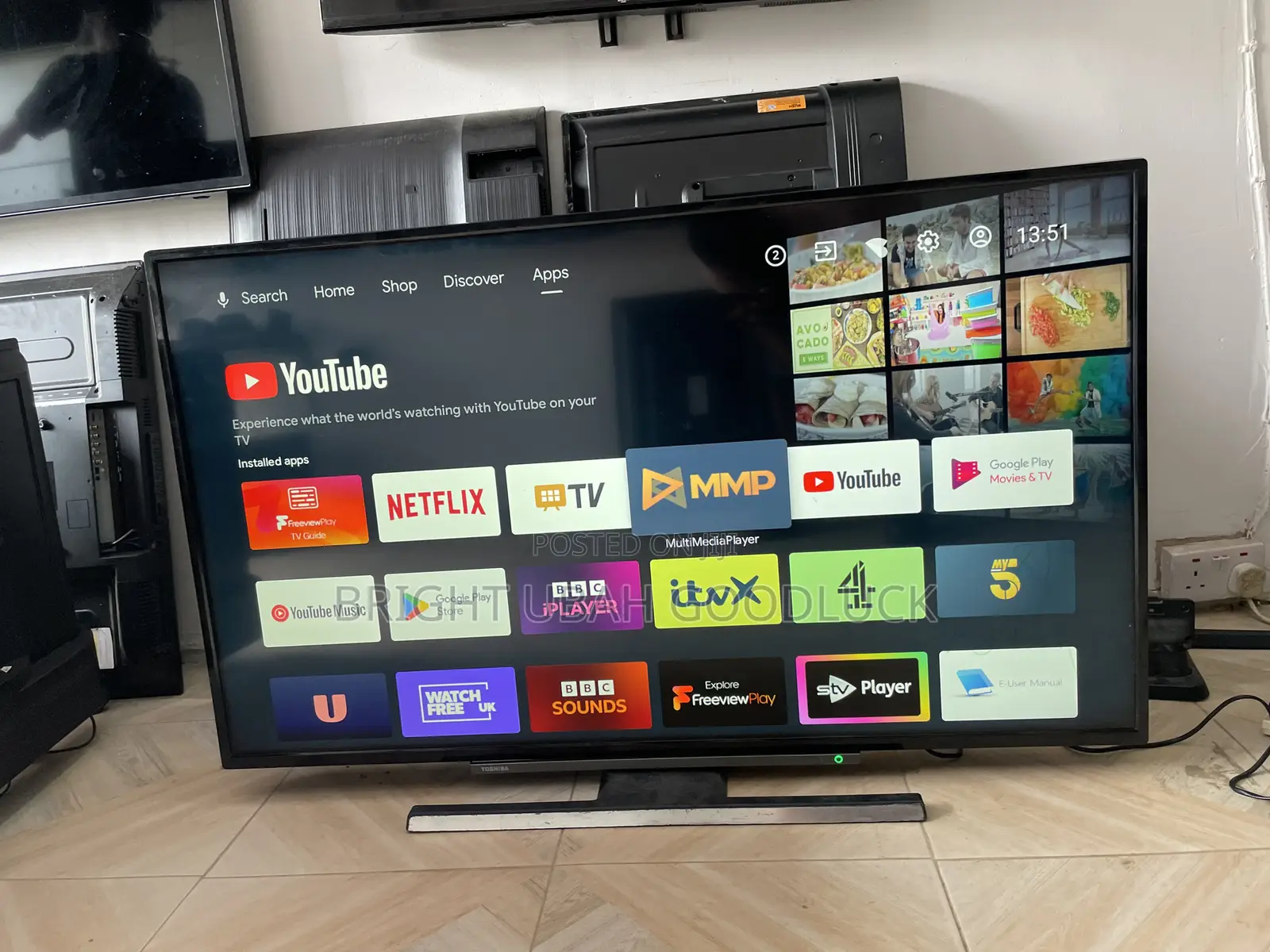 Toshiba 50 Inches Android Tv With Google Play Store Smart Tv Netflix