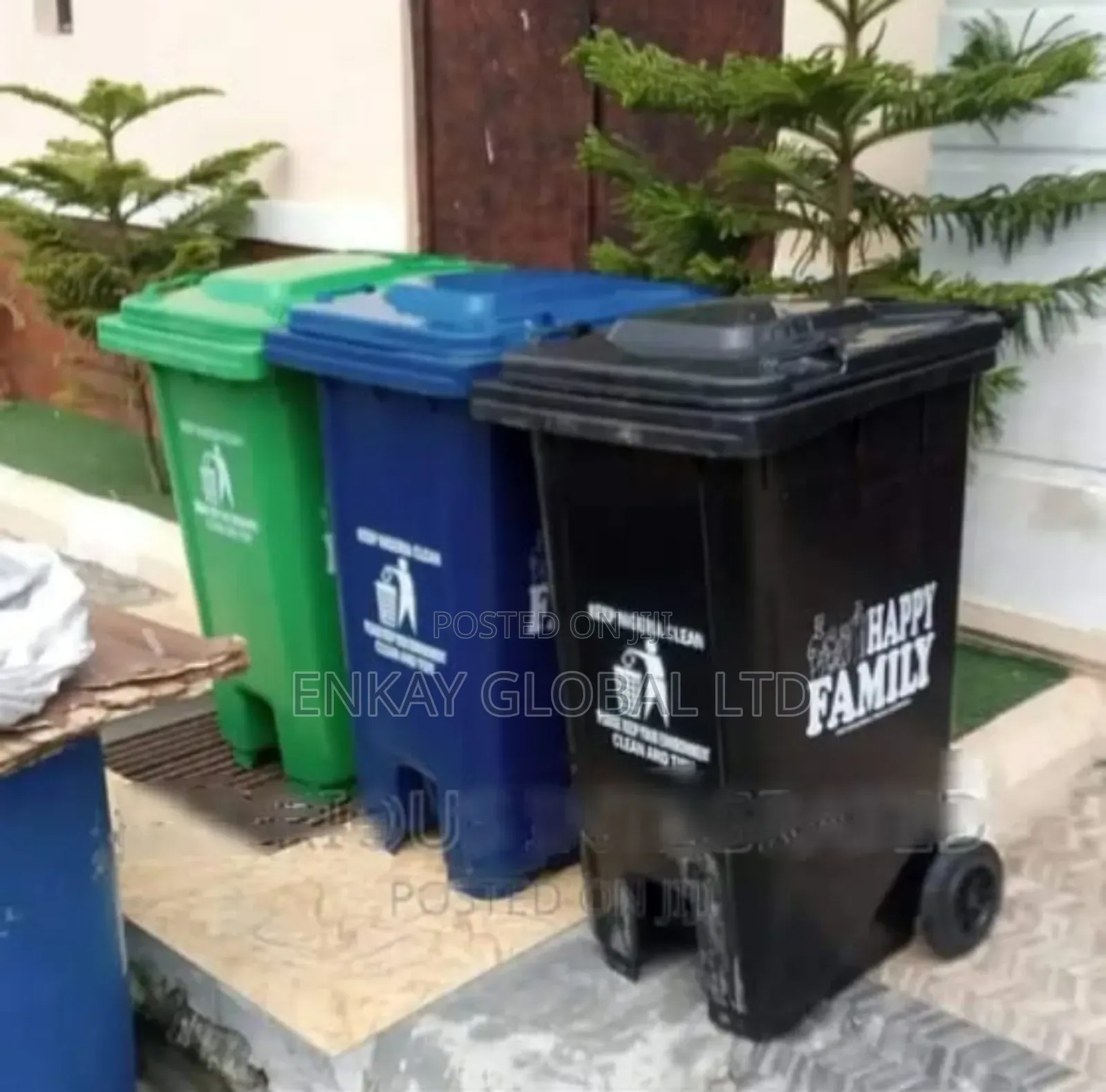 240 Liters Happy Family Waste Bin