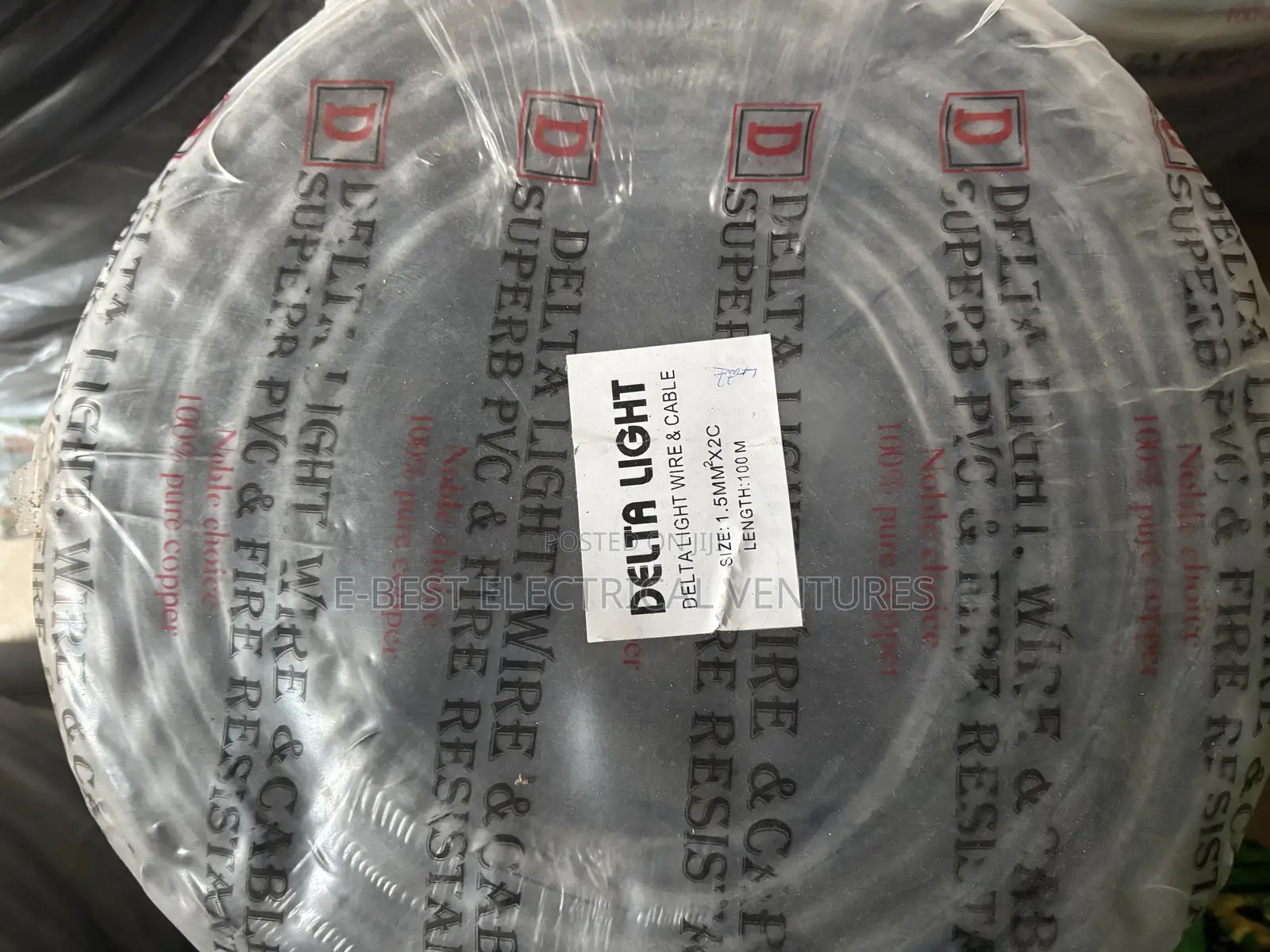 1.5mm X 2core Flexible Cable
