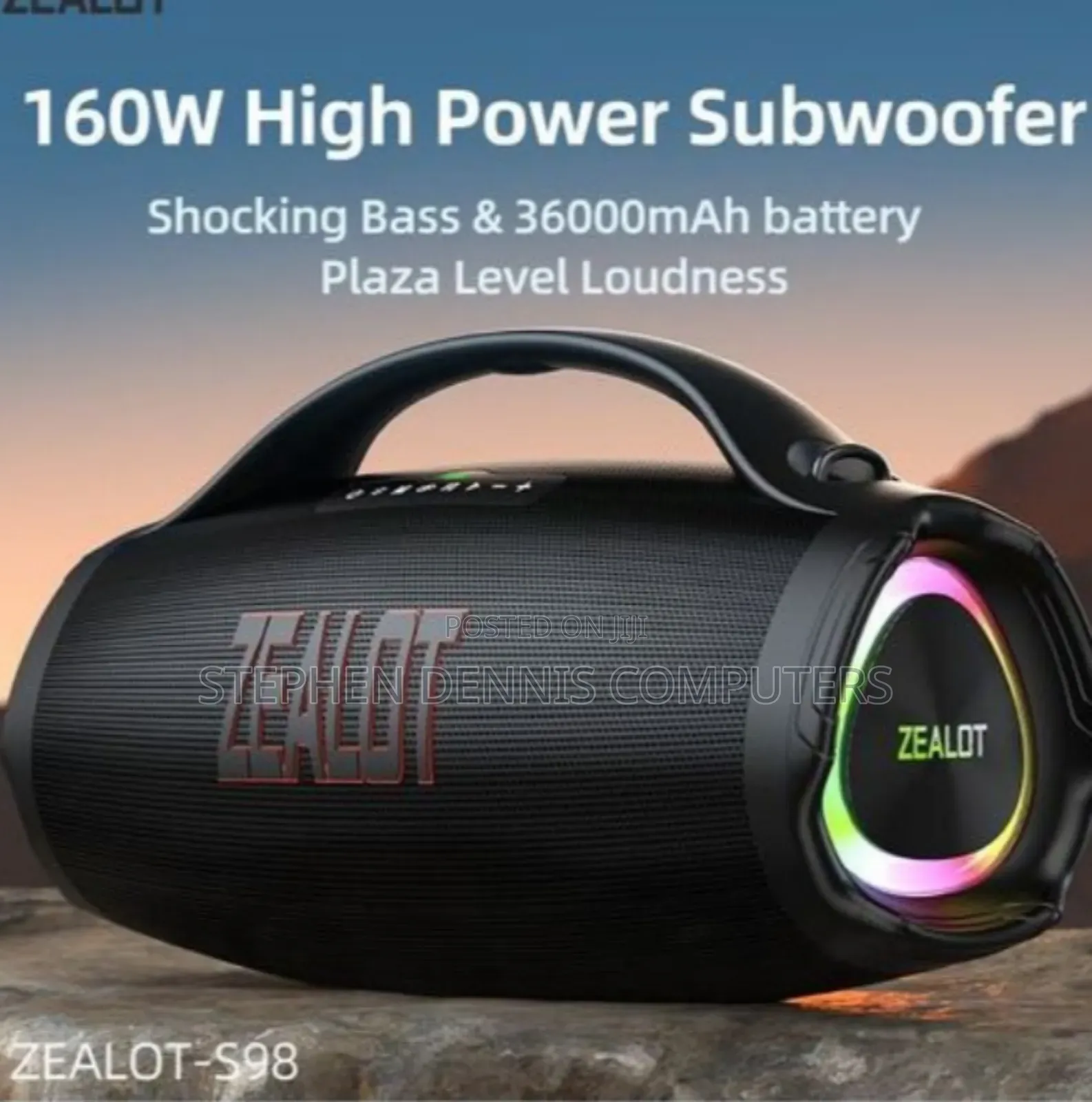 S98 Zealot Super Bass Speaker