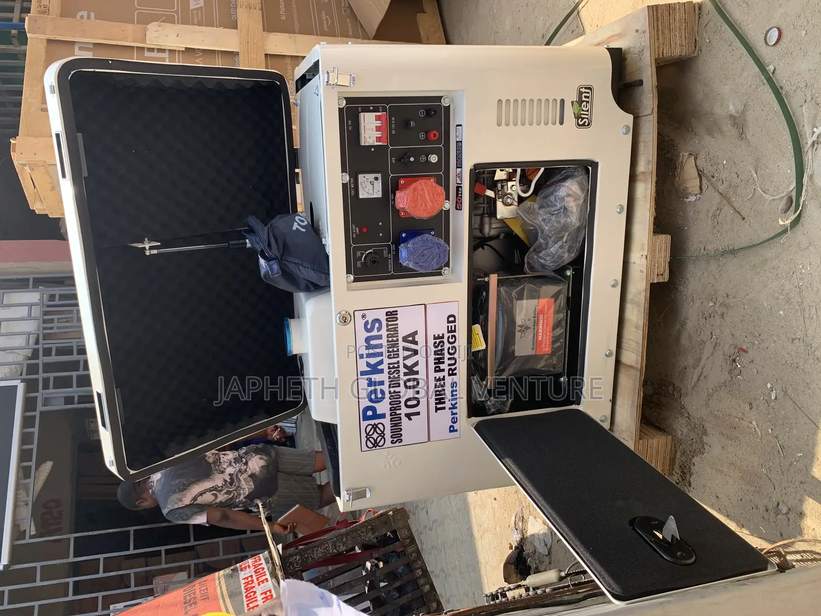 Perkins Soundproof Diesel Generator 10kva ,100% Copper Coil