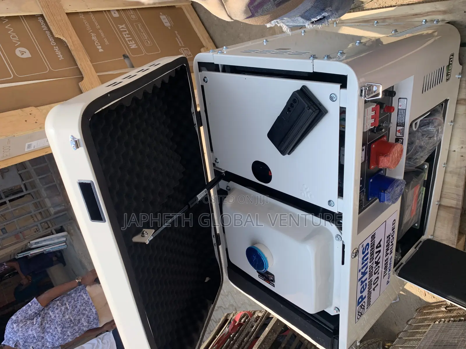 Perkins Soundproof Diesel Generator 10kva ,100% Copper Coil