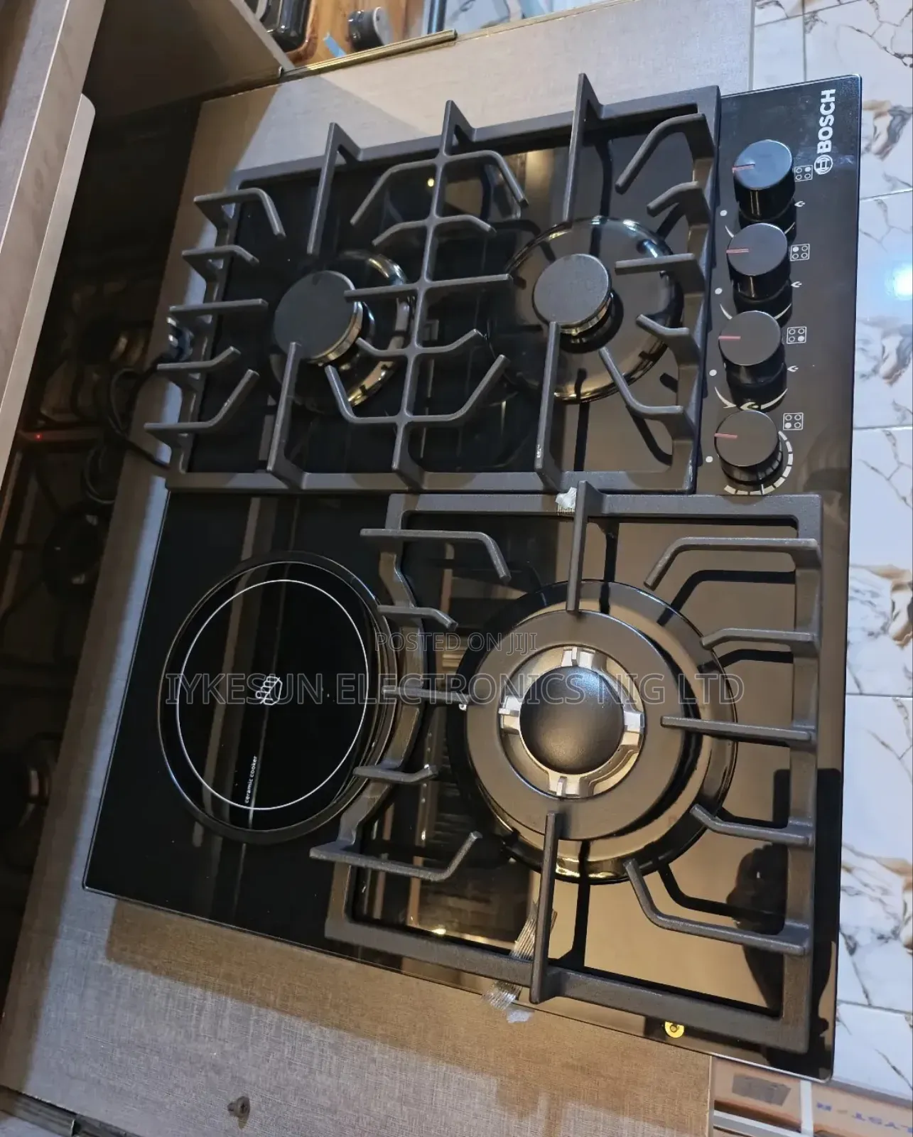 Original Quality Bosch Built-in Luxury 3+1 Gas Electric Cooker Hob
