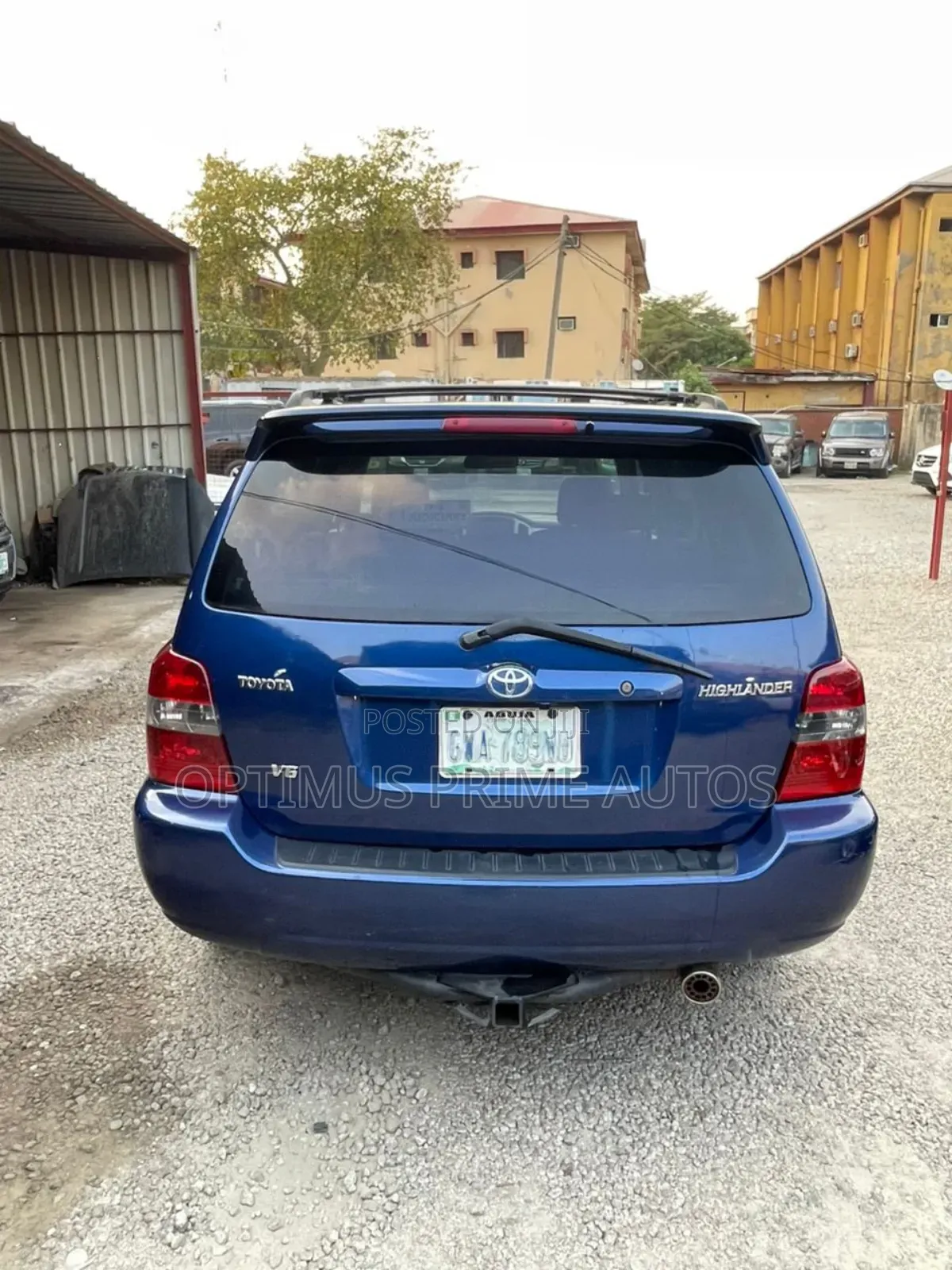 Toyota Highlander V6 2005 Blue