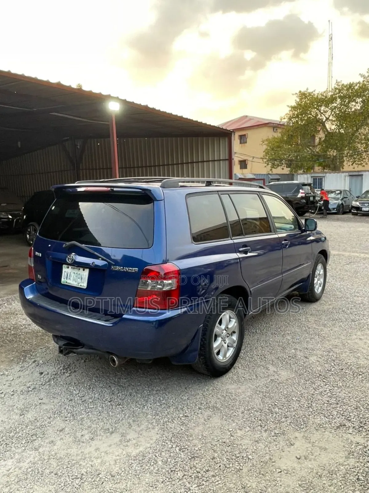 Toyota Highlander V6 2005 Blue