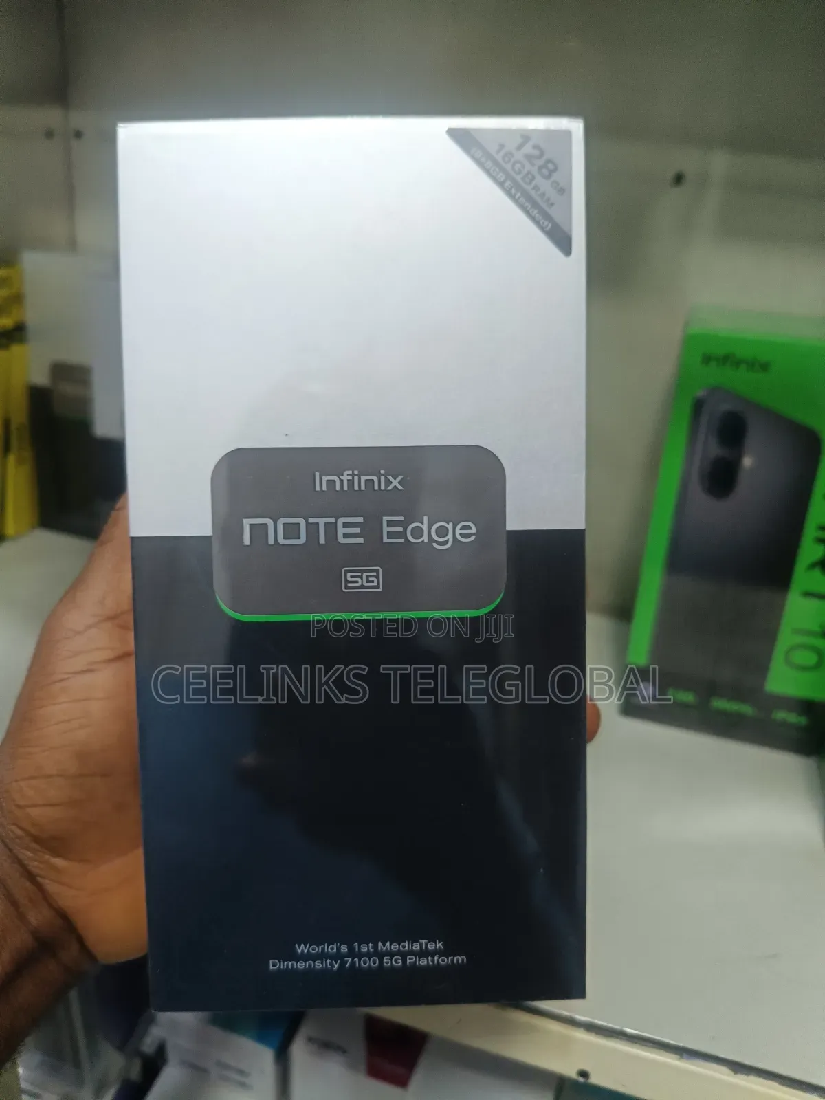 New Infinix Note Edge 128 GB Green