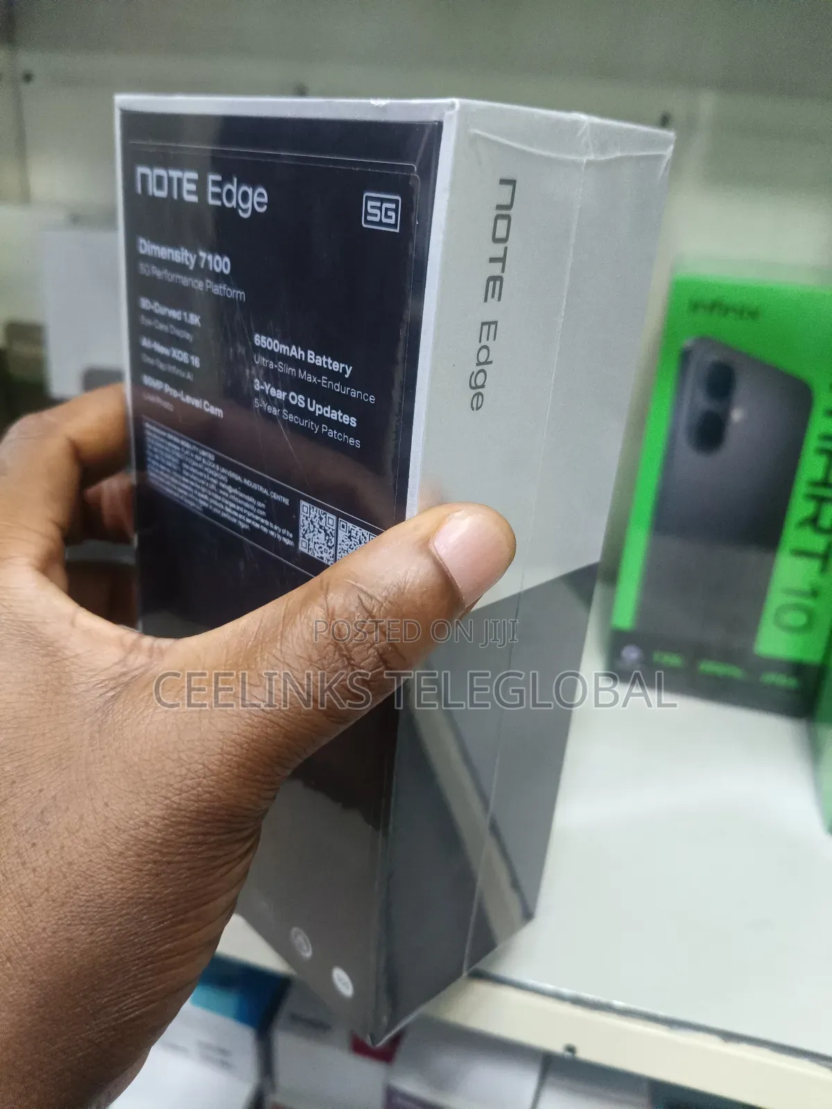 New Infinix Note Edge 128 GB Green