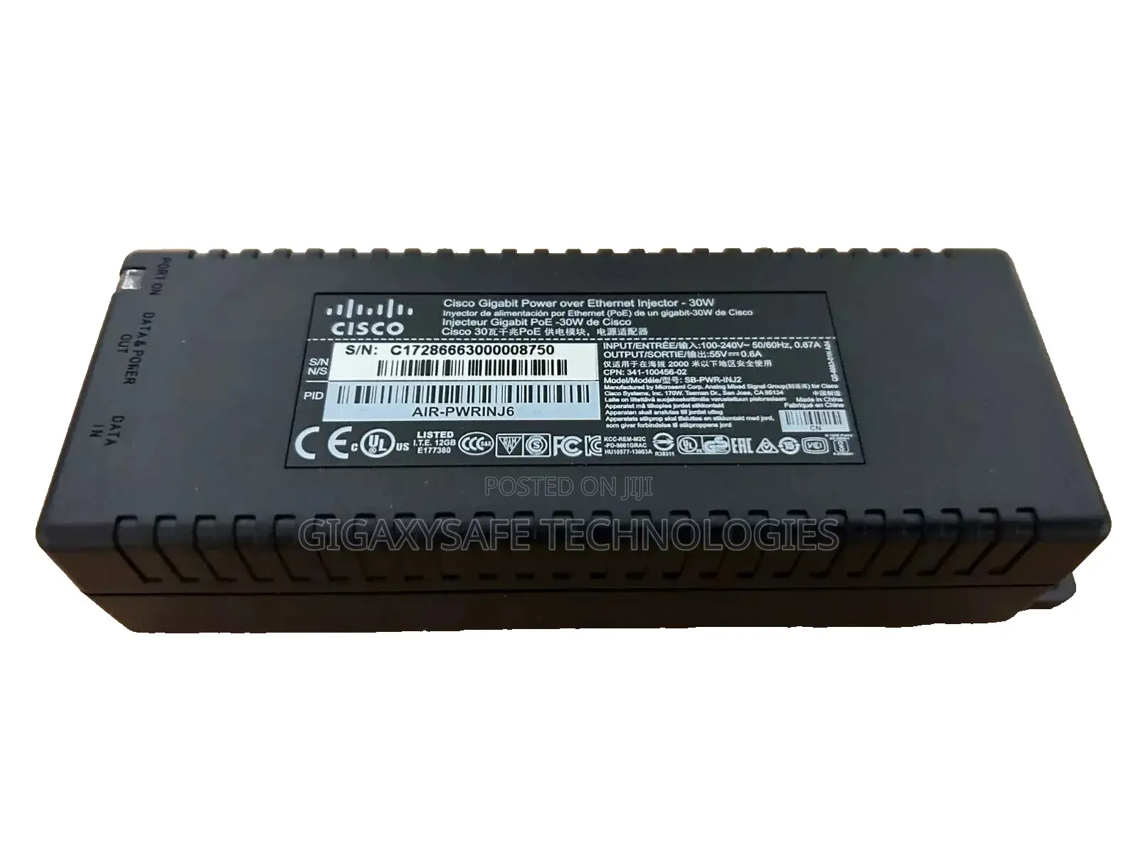 Cisco Microsemi Aironet Power Injector 30w 802.3at Poe Access Point
