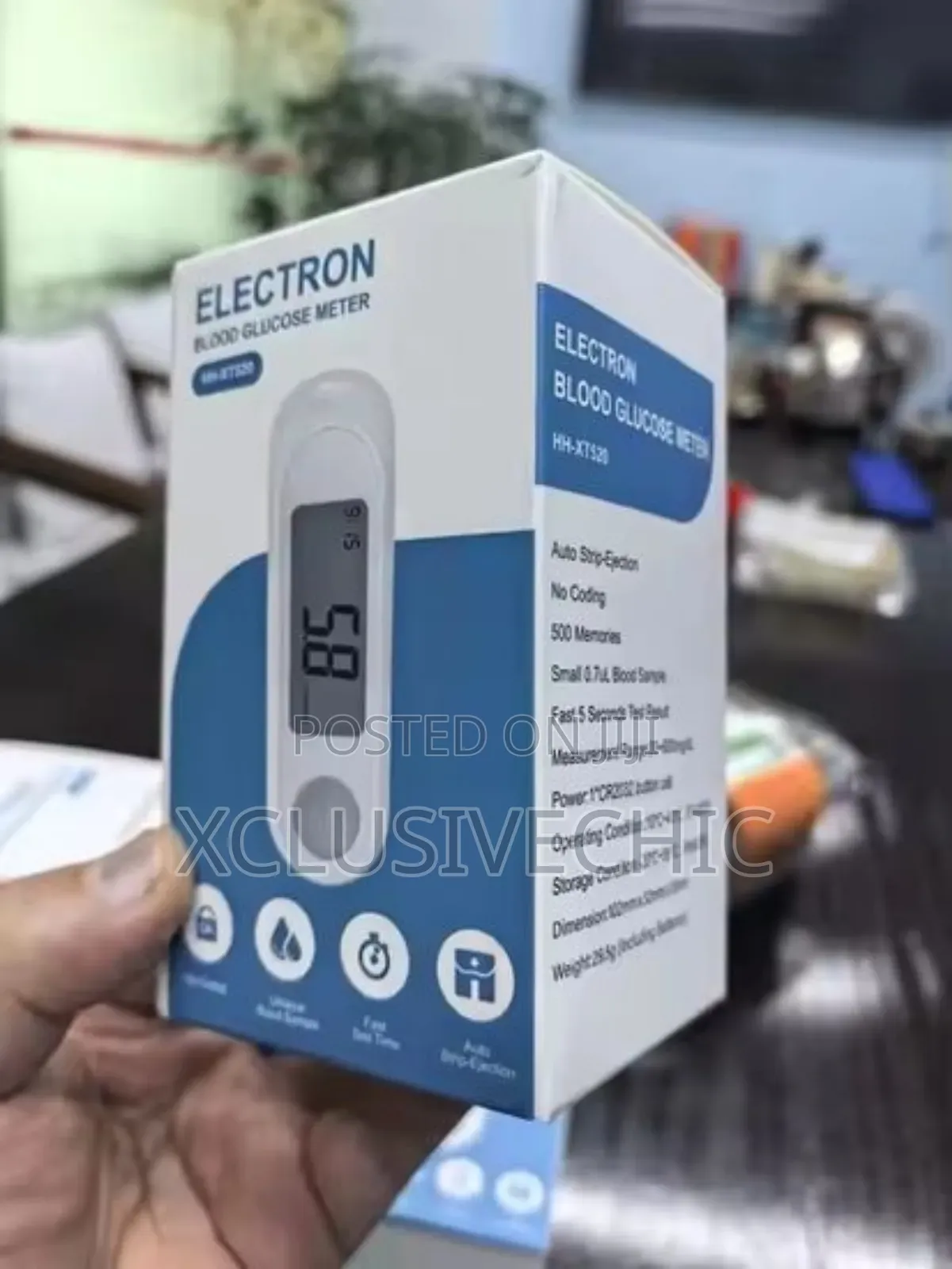 Blood Glucose Meter Testing Kit With 50pcs Test Strips