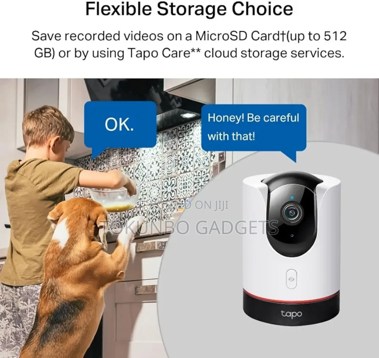 Tp-Link Tapo C225 4mp QHD Indoor Camera, Pan/Tilt Security Camera