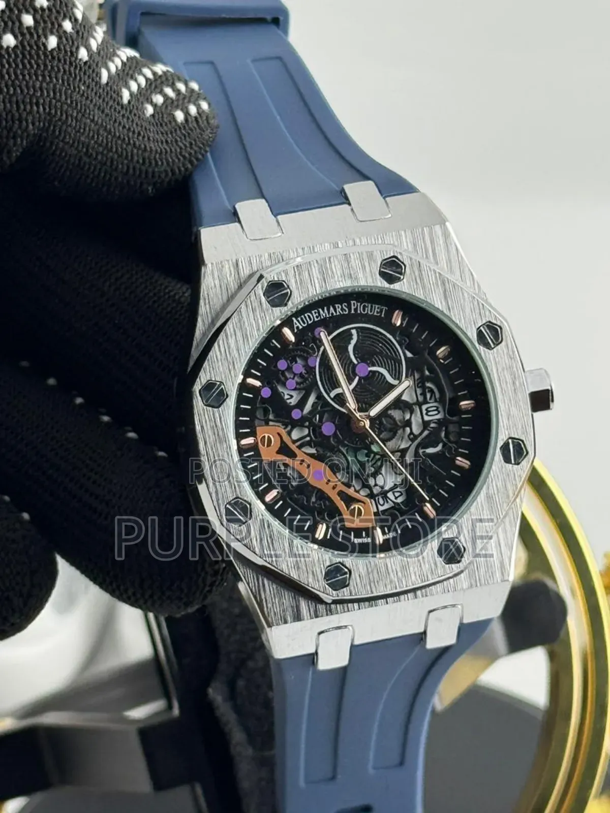 Audemars Piguet Ap Rubber Strap Wristwatches
