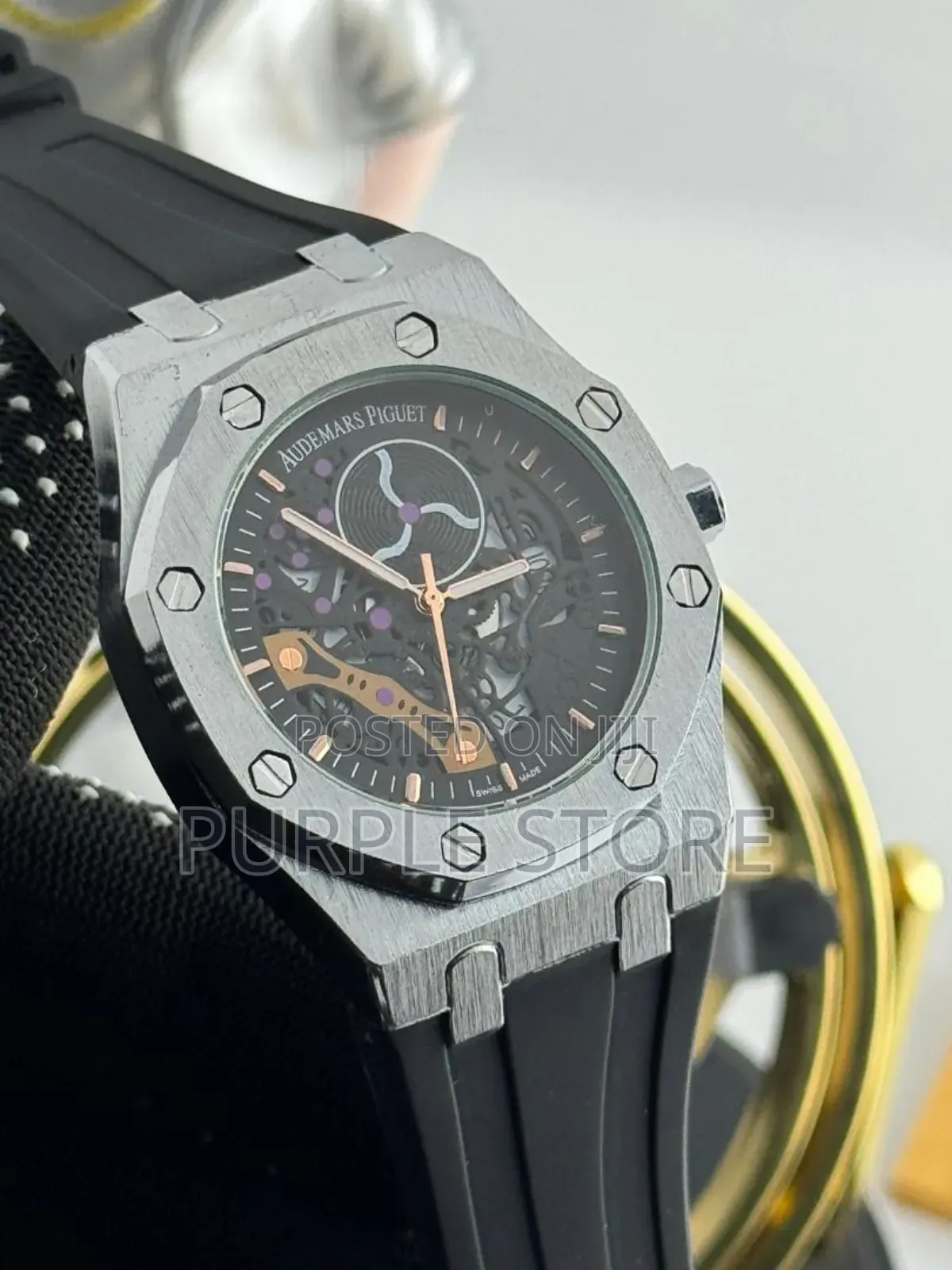 Audemars Piguet Ap Rubber Strap Wristwatches