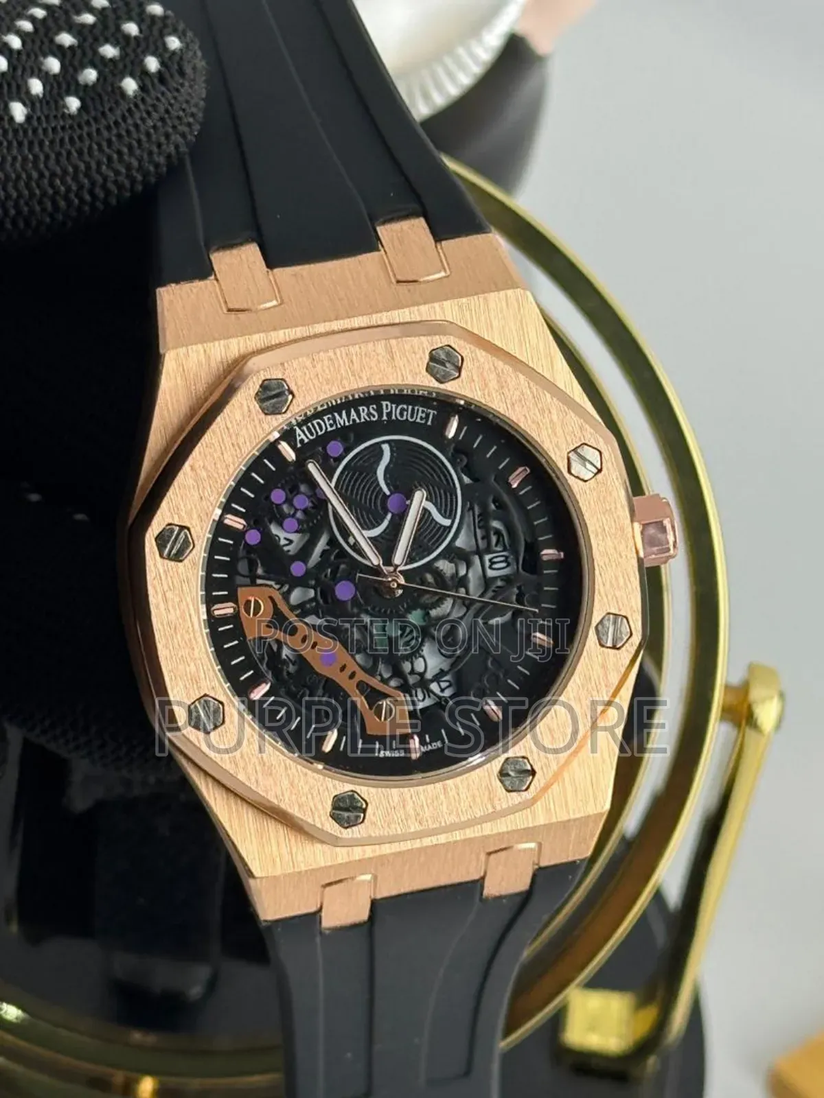 Audemars Piguet Ap Rubber Strap Wristwatches